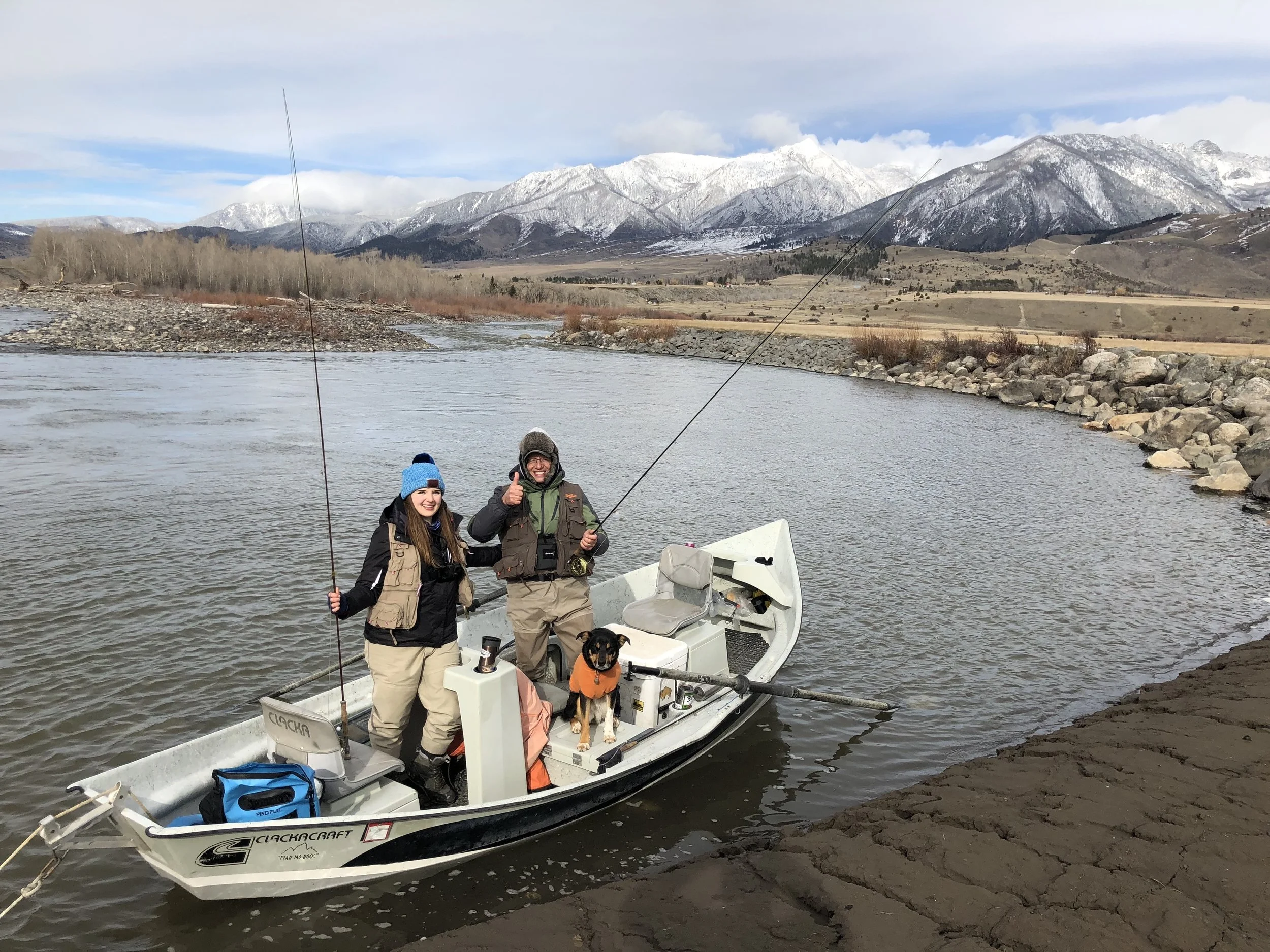 Mike, Katie, Lady…. and the Paradise Valley backdrop