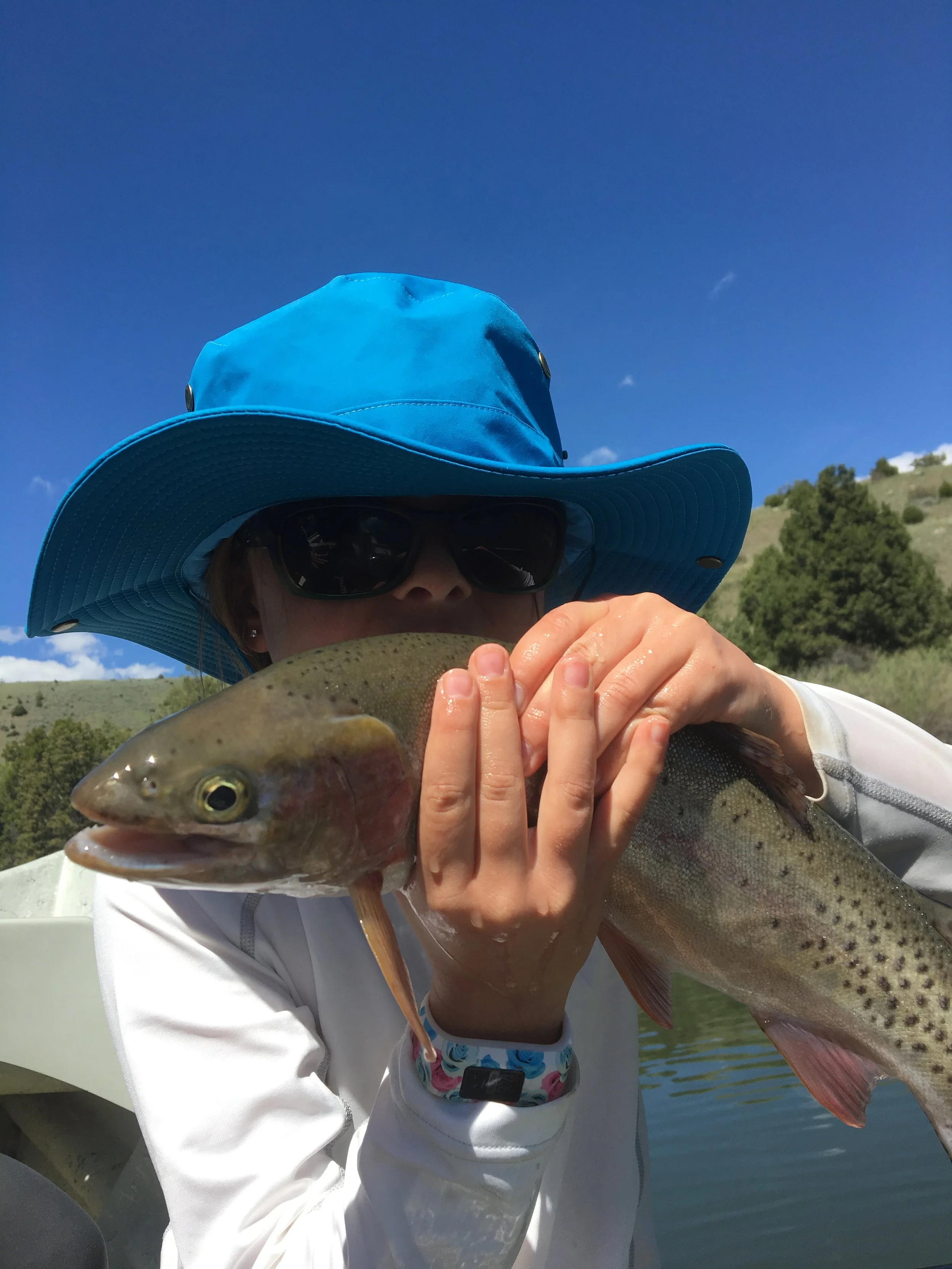 You have to kiss your first fish on a fly-rod….. especially if it is a biggie!
