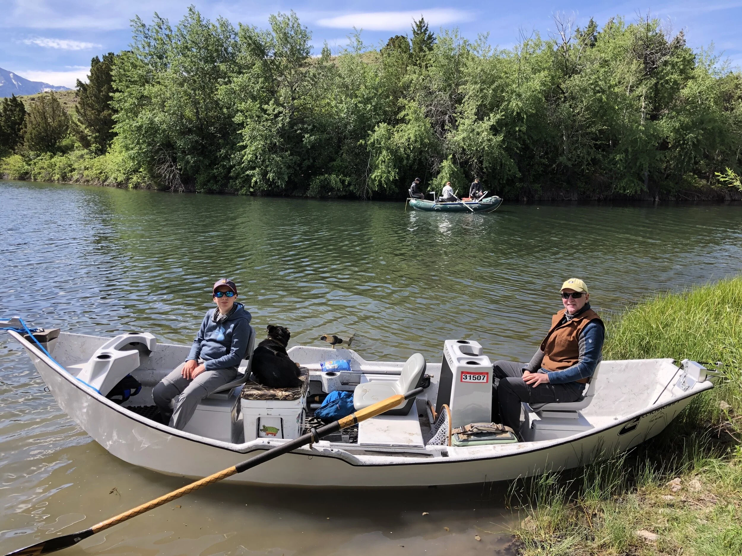 The dudes and Lady ready for a sunny day!
