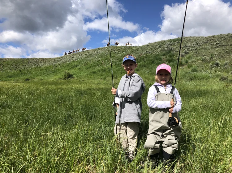 Walk and wade fly fishing trip in Yellowstone National Park
