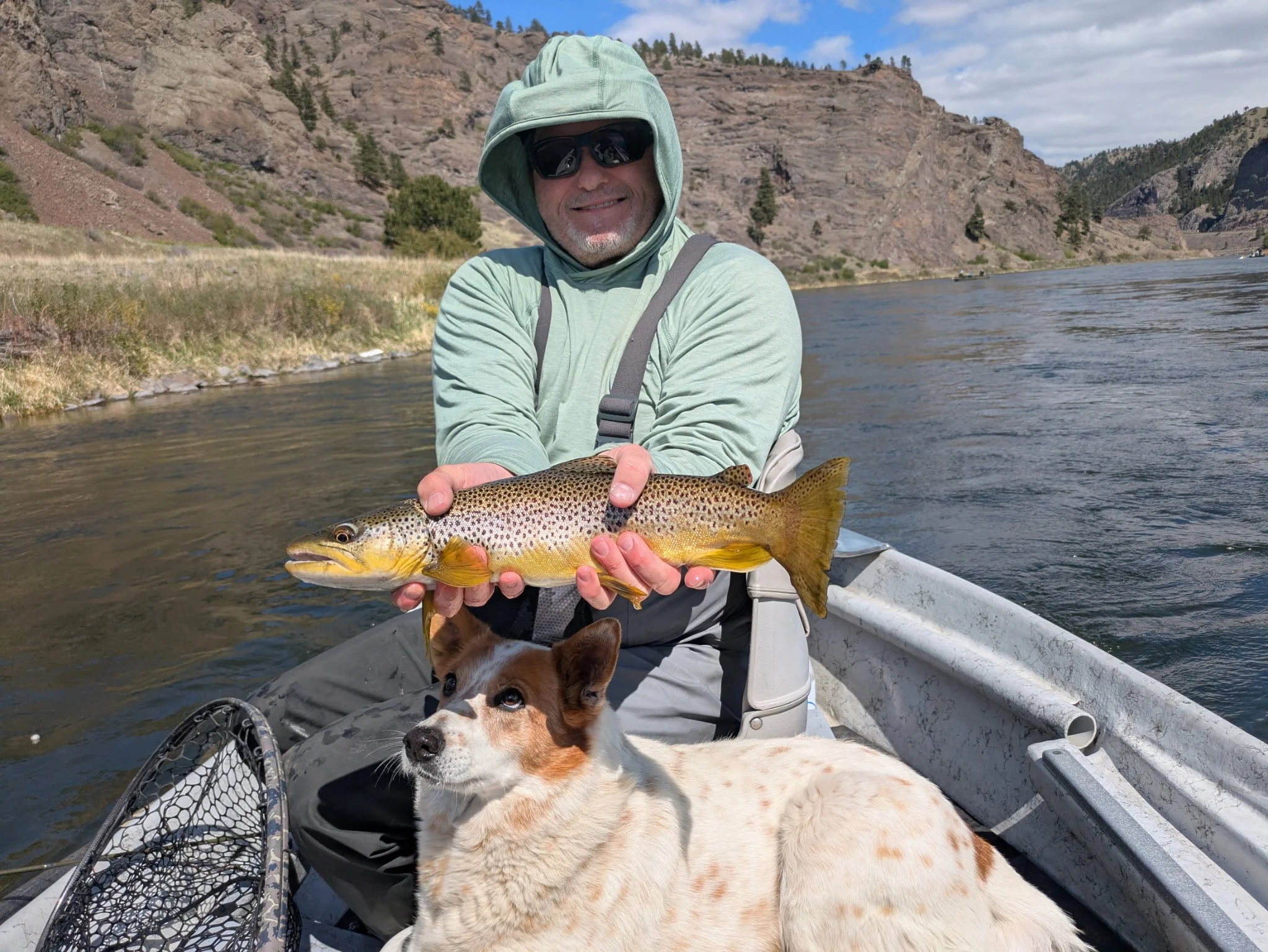 Floating the Yellowstone River is a great way to target Trout.