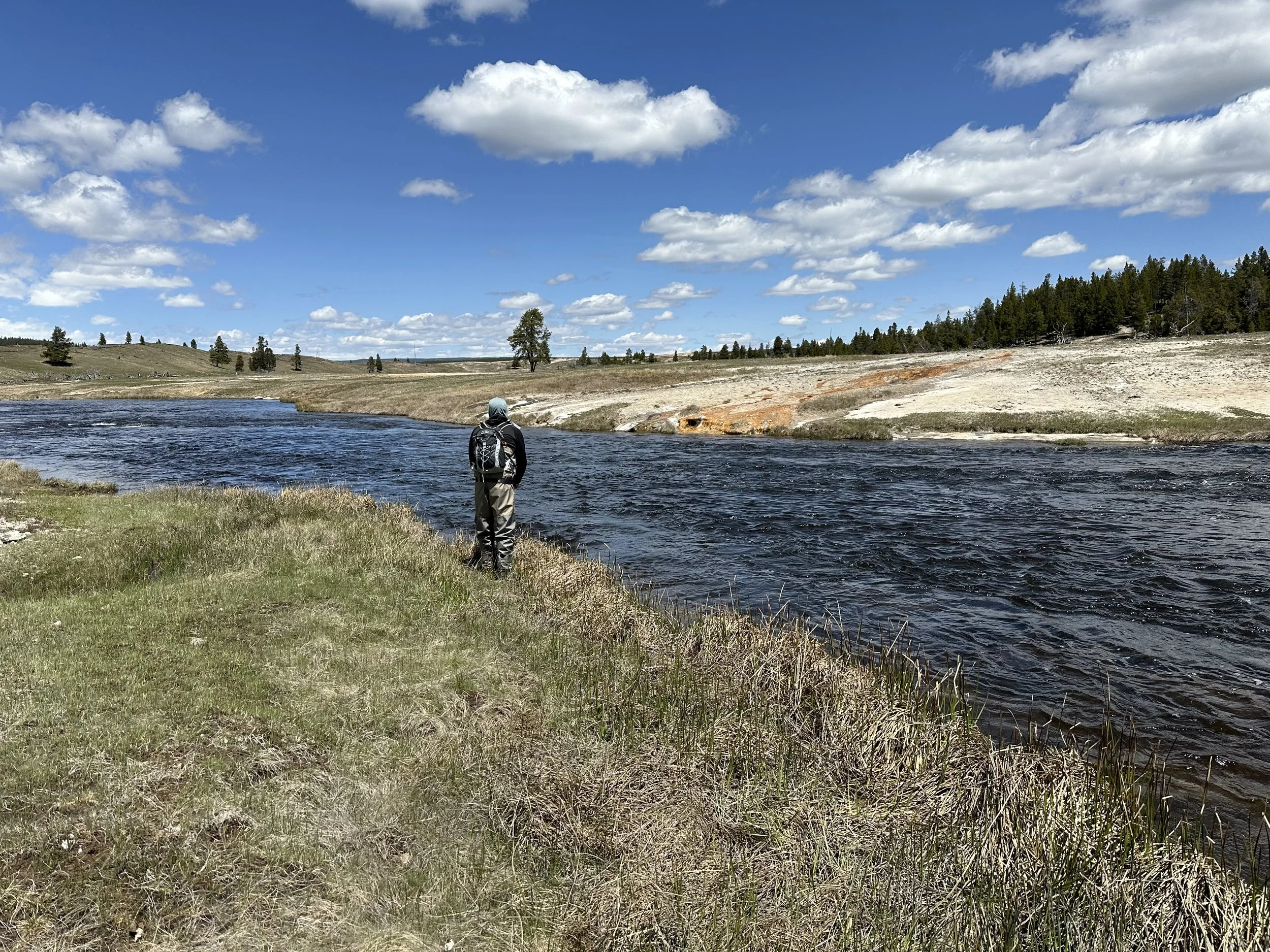 Firehole River fishing trip.