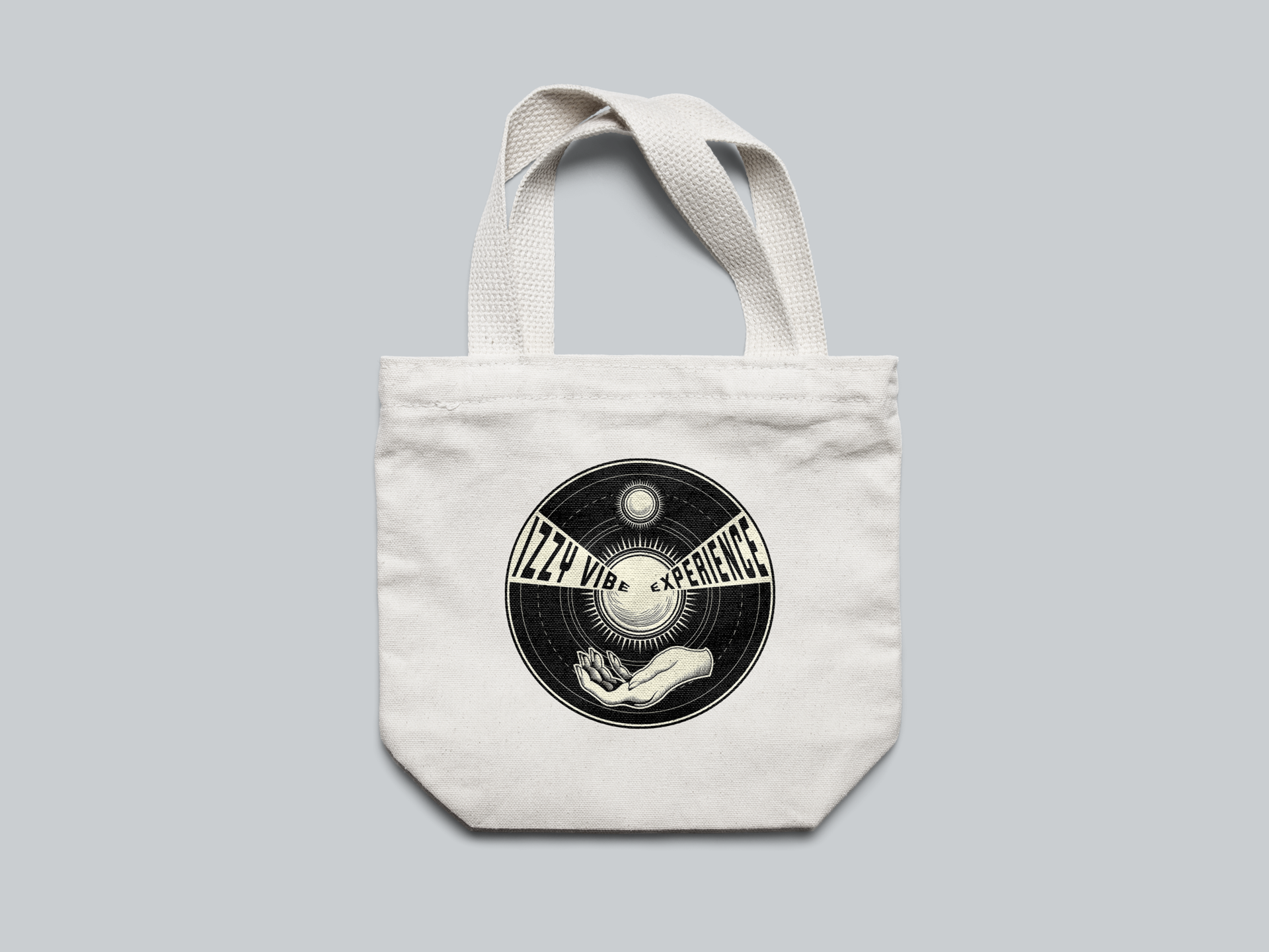  Illustration for Izzy Vibe Experience radio broadcast and accompanying swag.  