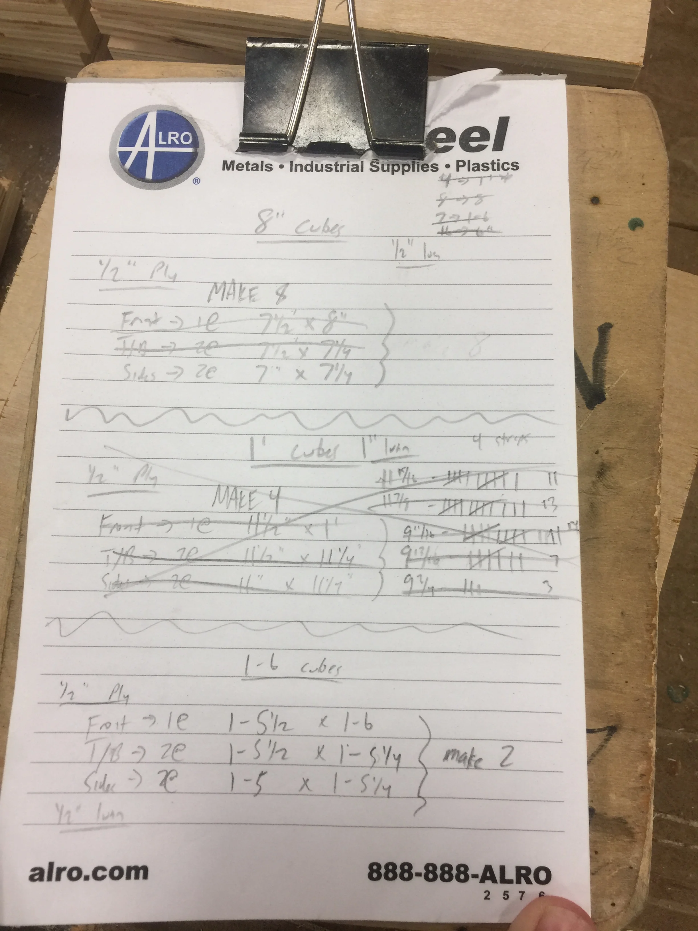 List of Boxes to be built