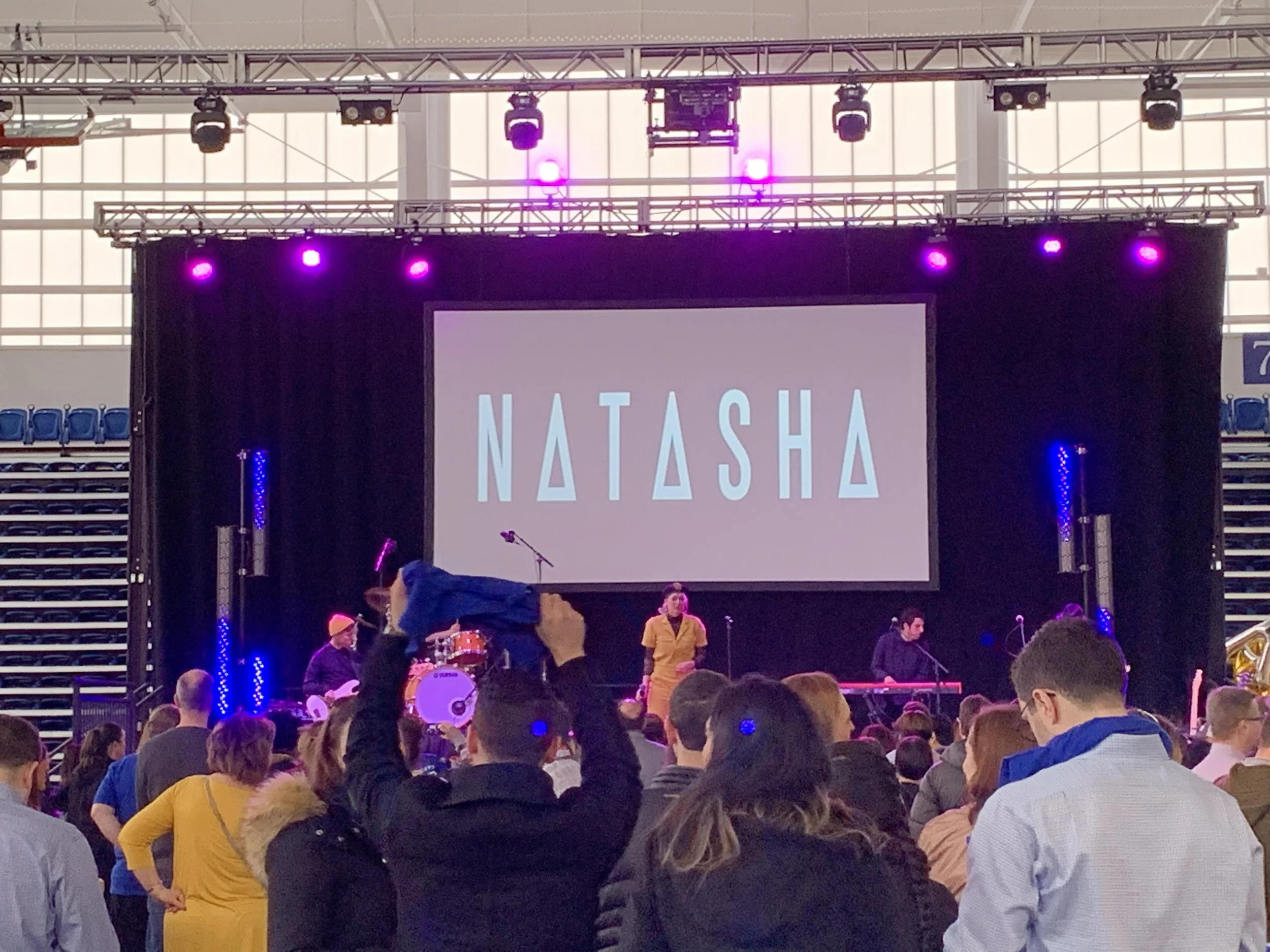 Natasha on stage