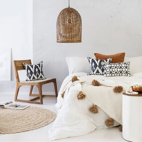 The Ethnic : I adore this space, its bright and warm, ideal for summer! The ethnic look is so on tread right now with its highly textured finishes.