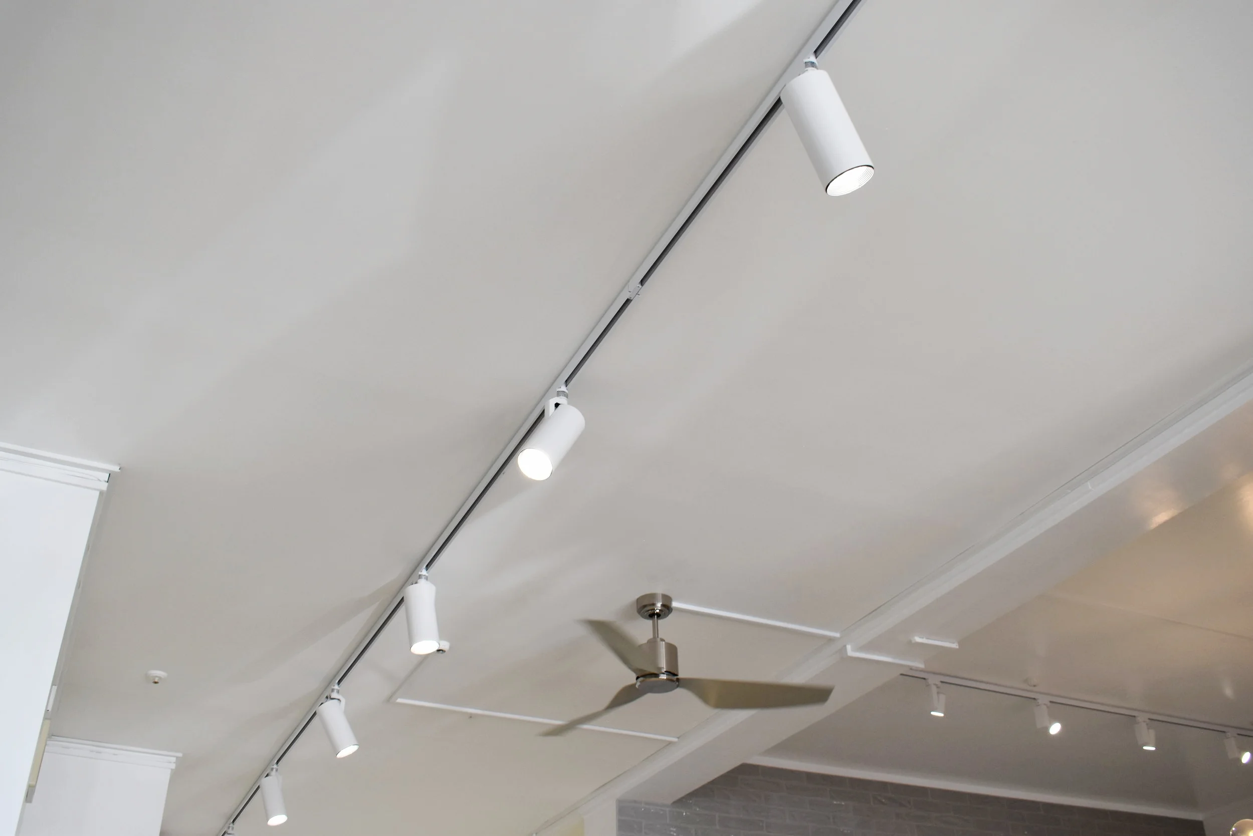White Track Lighting