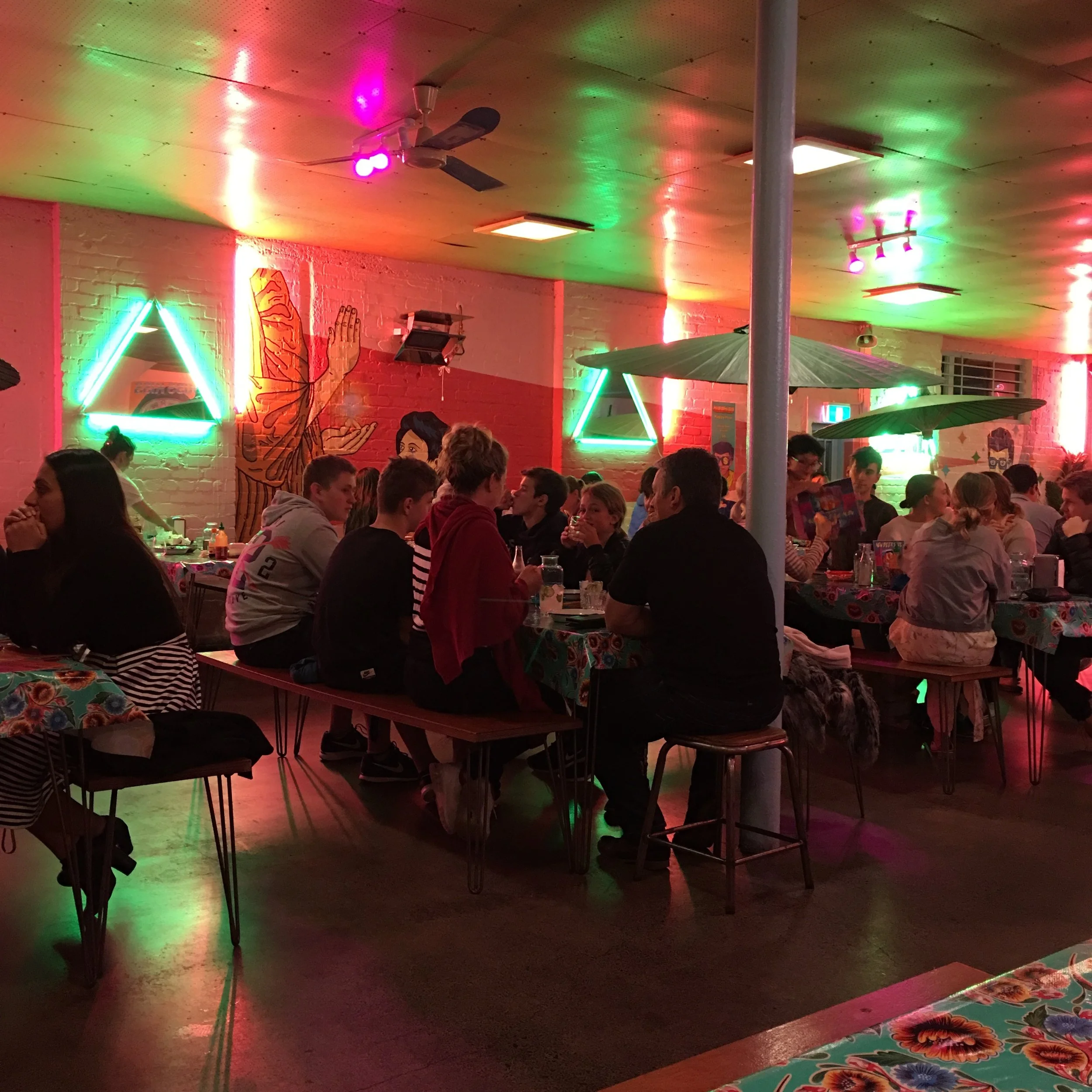 A bustling Thursday night at Kiss Kiss.