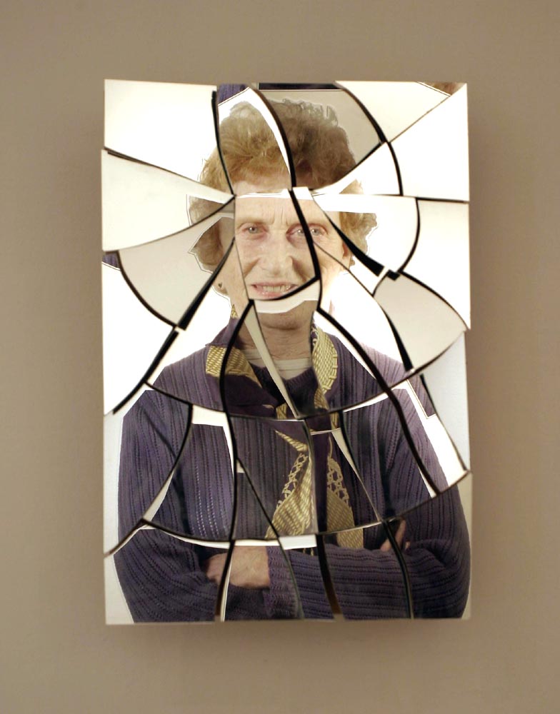 "Broken Red Mirror" 2000, 2003