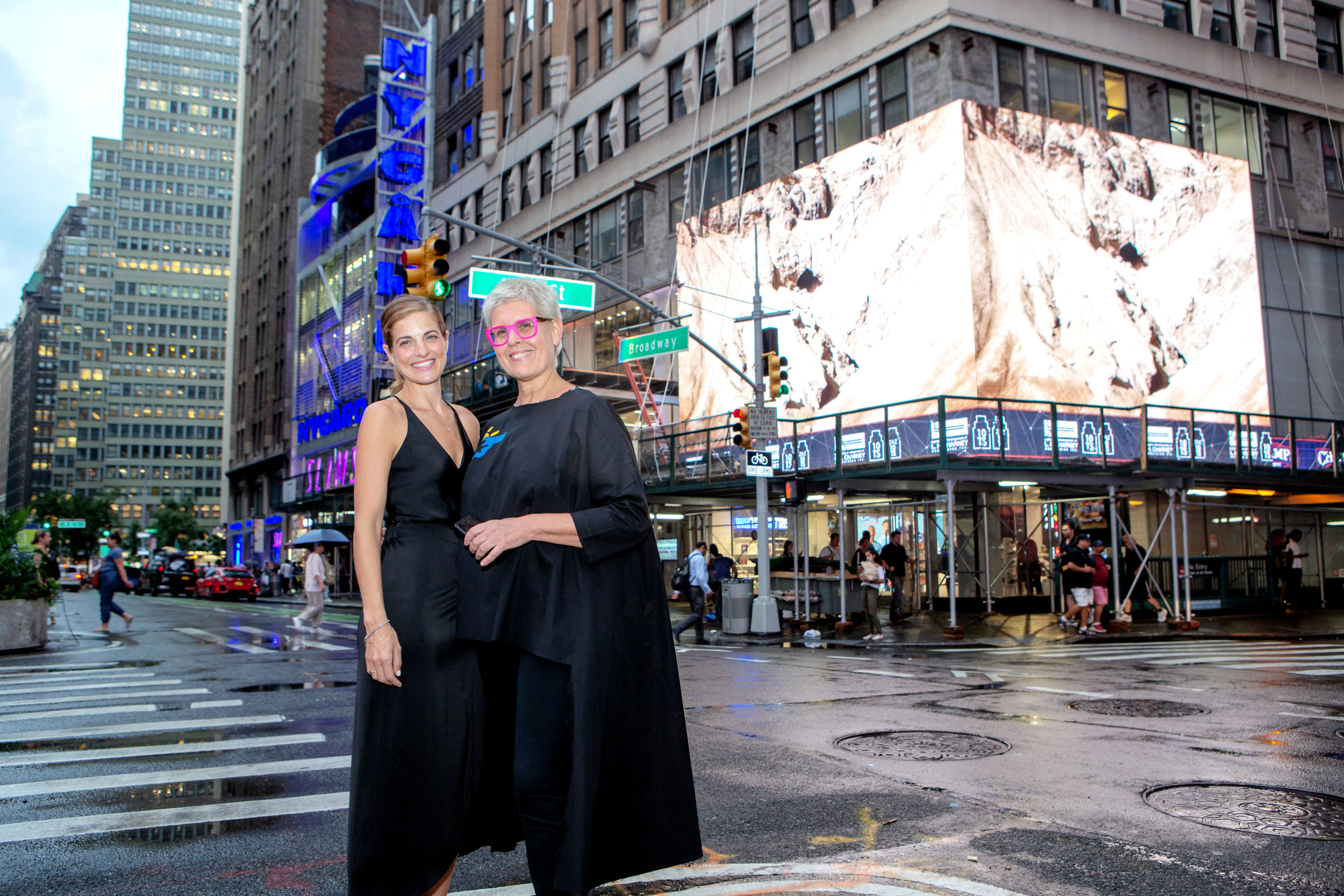 Copy of "Mount Sodom" Video Billboard in Times Square