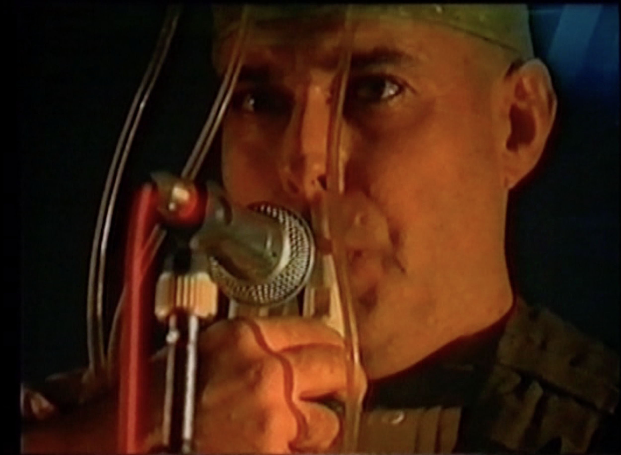 Image from Panta Rai, Performance Video with Yossi Lederman, 1991