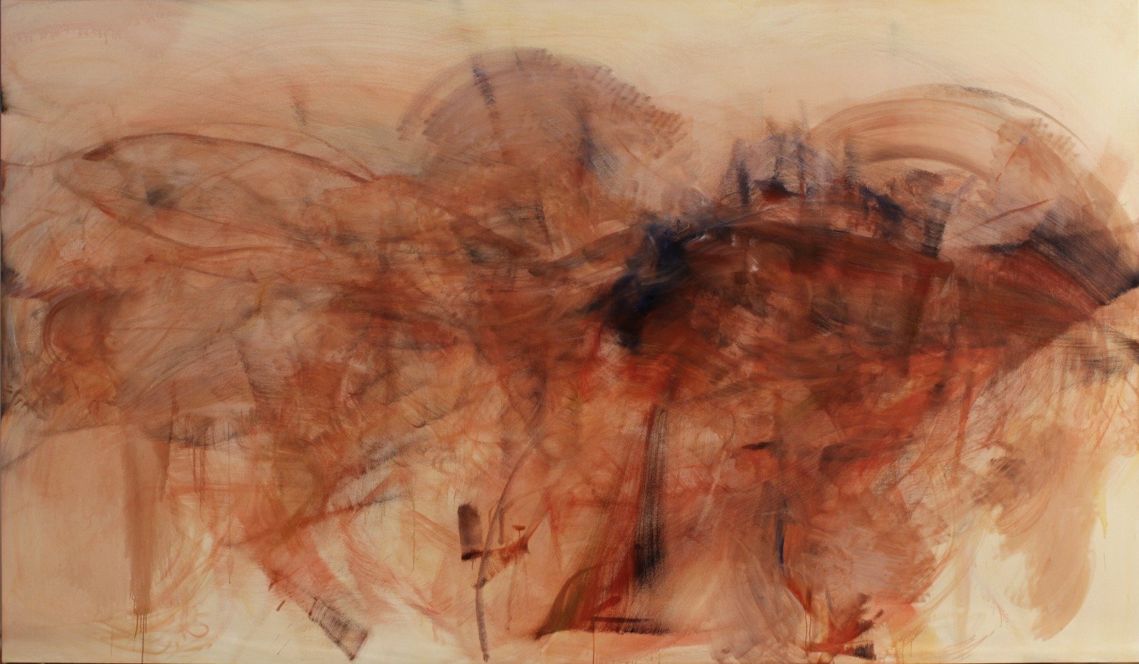 Rebecca, (Stenn) 2012, oil on canvas, 87 x 150.5 inches