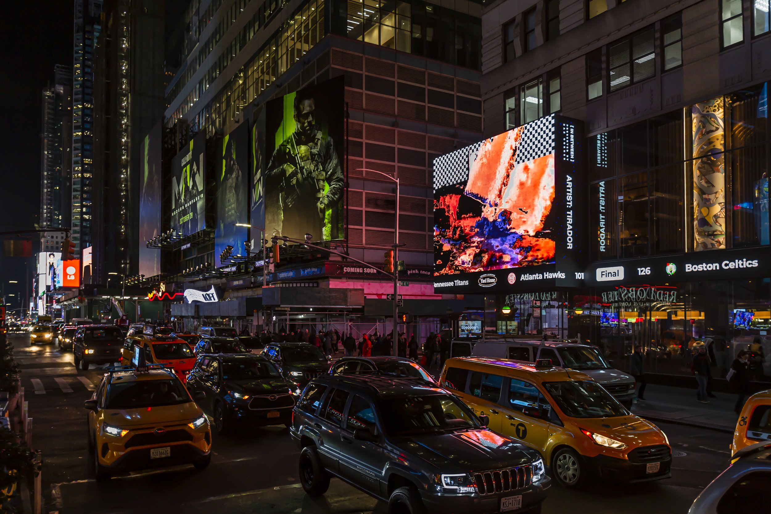 View on 7 Ave to uptown