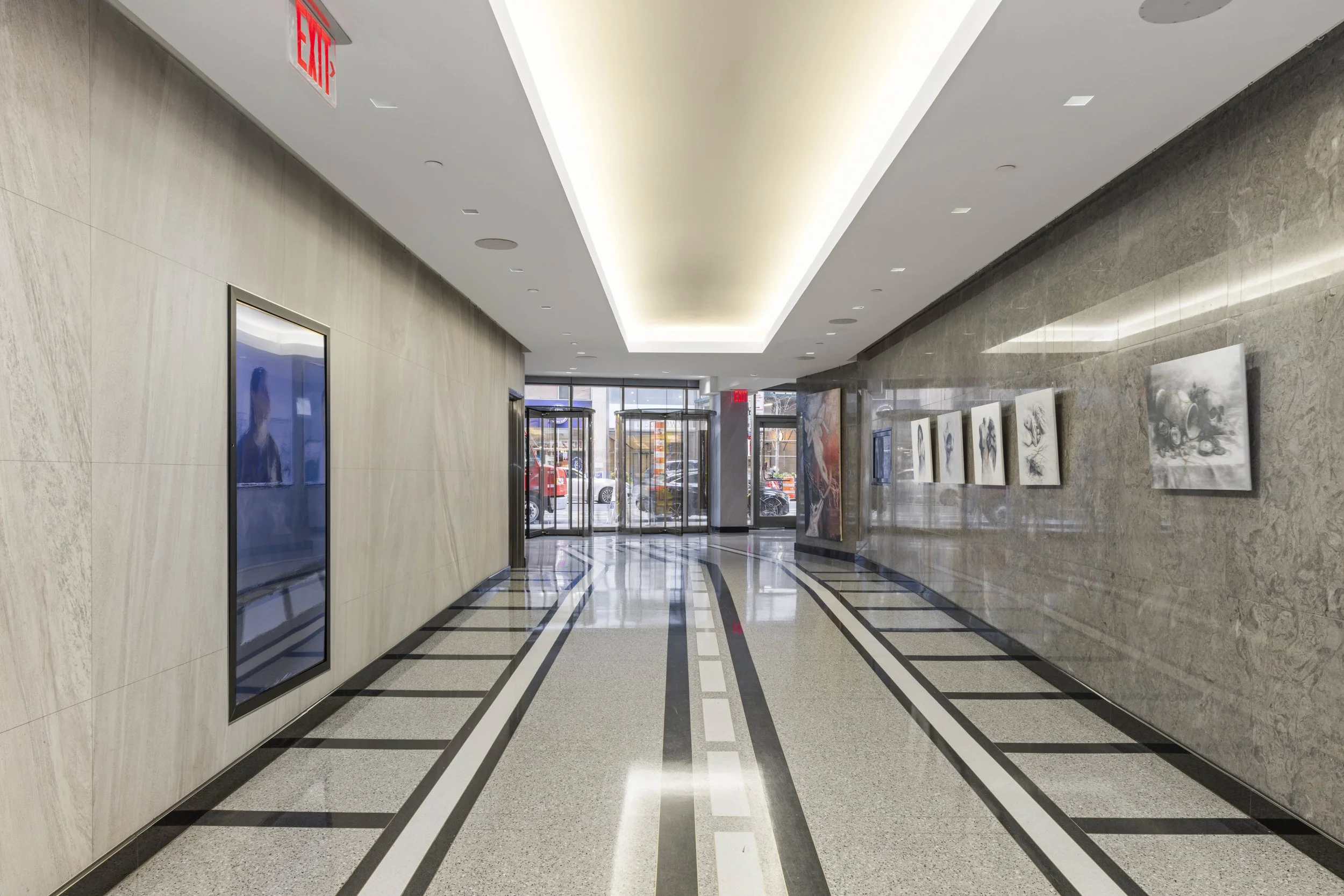 Installation view, Kintsugi Series (1–4), &amp; Kintsugi Still Life, 2026 | The Messenger and the Wolf, 2026