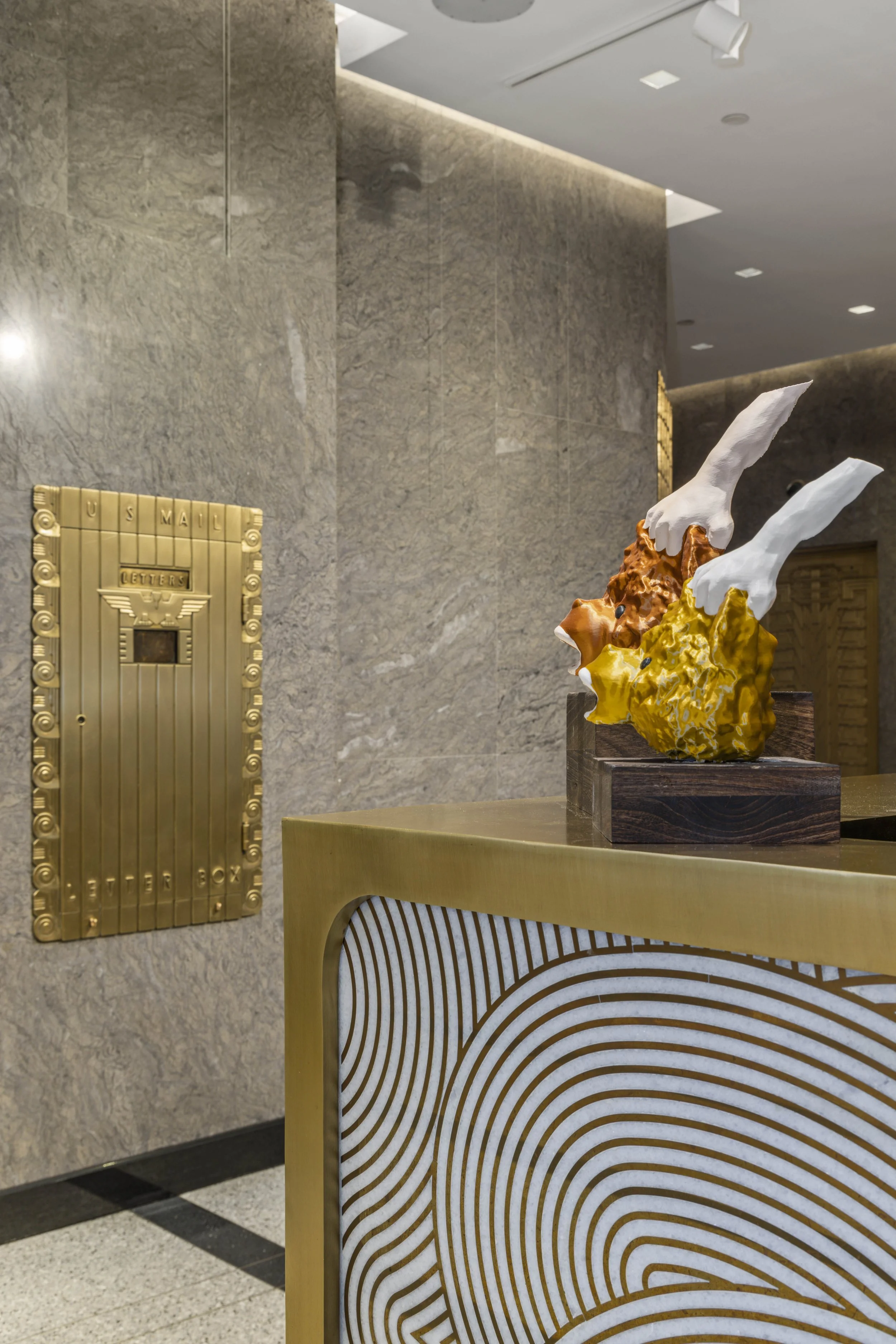 Teddy, 2025, Bronze &amp; Gold