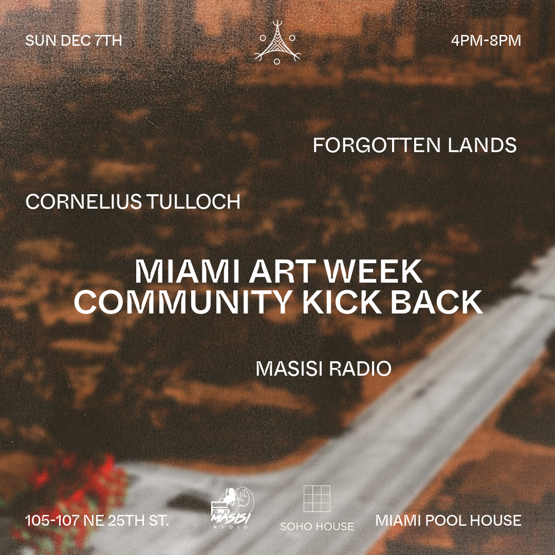 Miami Art Week Community Kick back