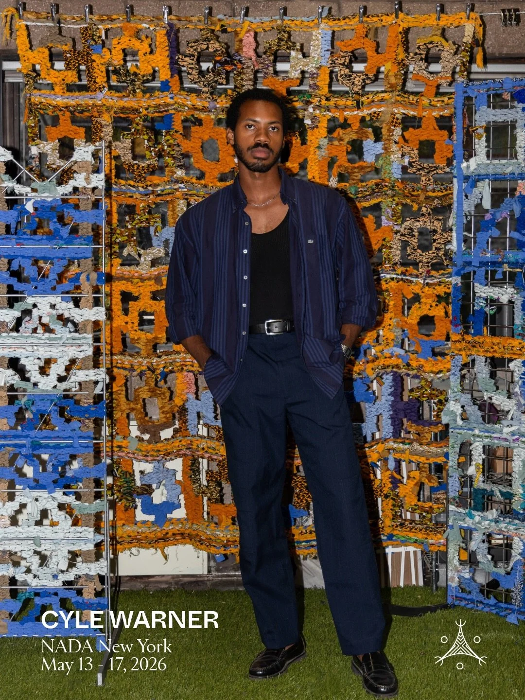 Artist Focus: Cyle Warner 

We spoke with artist Cyle Warner (@cylewarner) ahead of our presentation at NADA New York, this May 13-17, to reflect on his work and practice. His breeze-block structures rework a familiar form into something tactile, arc