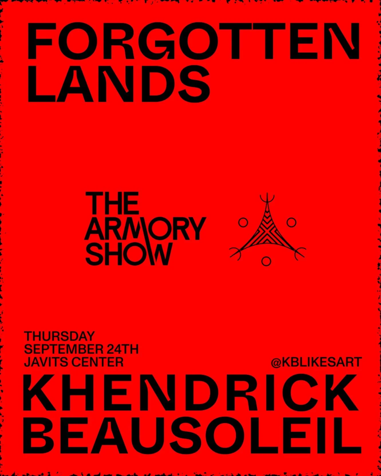 Join us this Thursday at The Armory Show (@thearmoryshow) with Khendrick Beausoleil (@kblikesart) 🎤. We will be on the floor speaking with the artists, gallerists, and curators behind the work.

This year, the fair places the Caribbean and its diasp