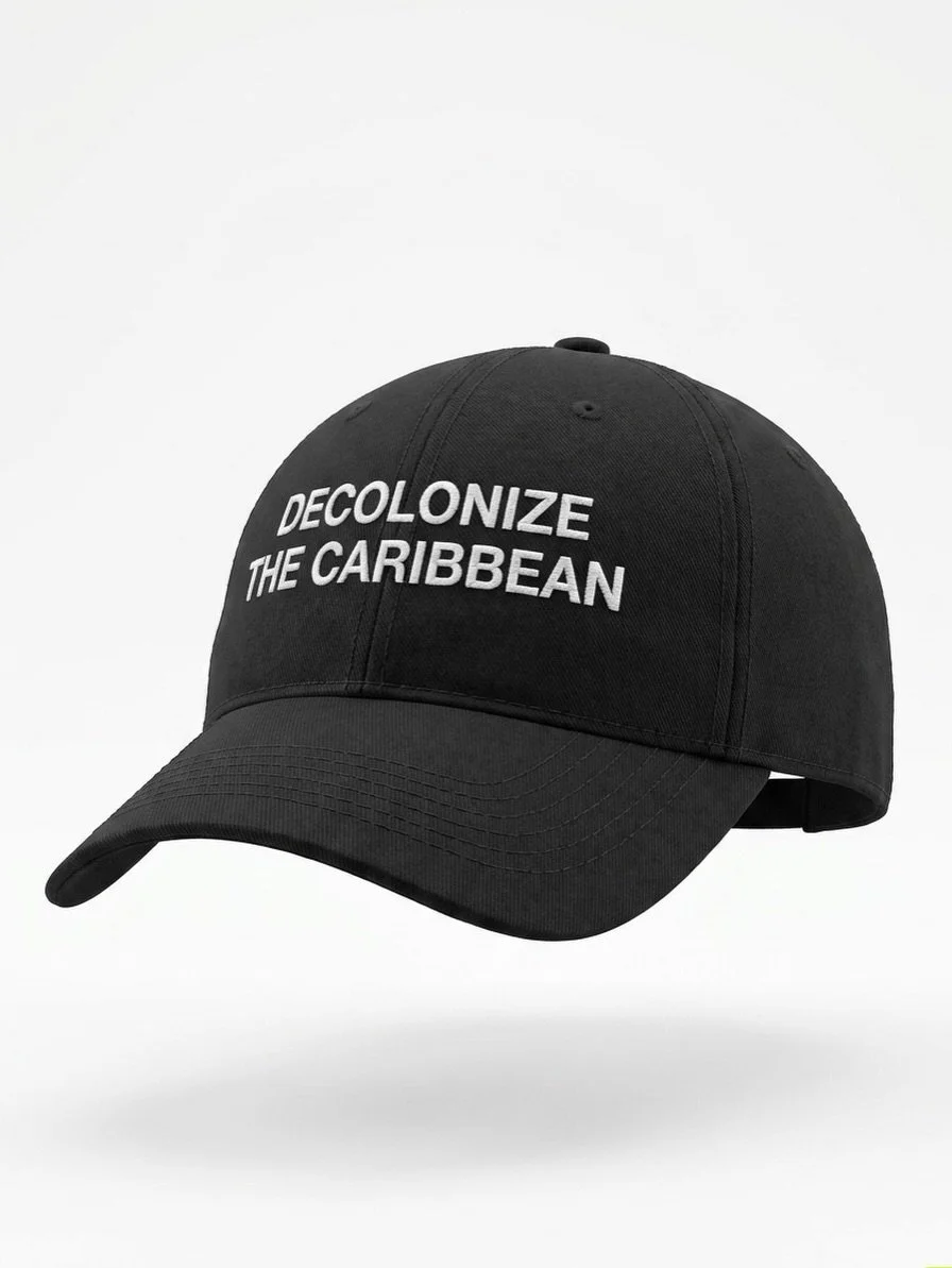 DECOLONIZE THE CARIBBEAN hats 🔥 now available 

🔗 Link in bio to order!