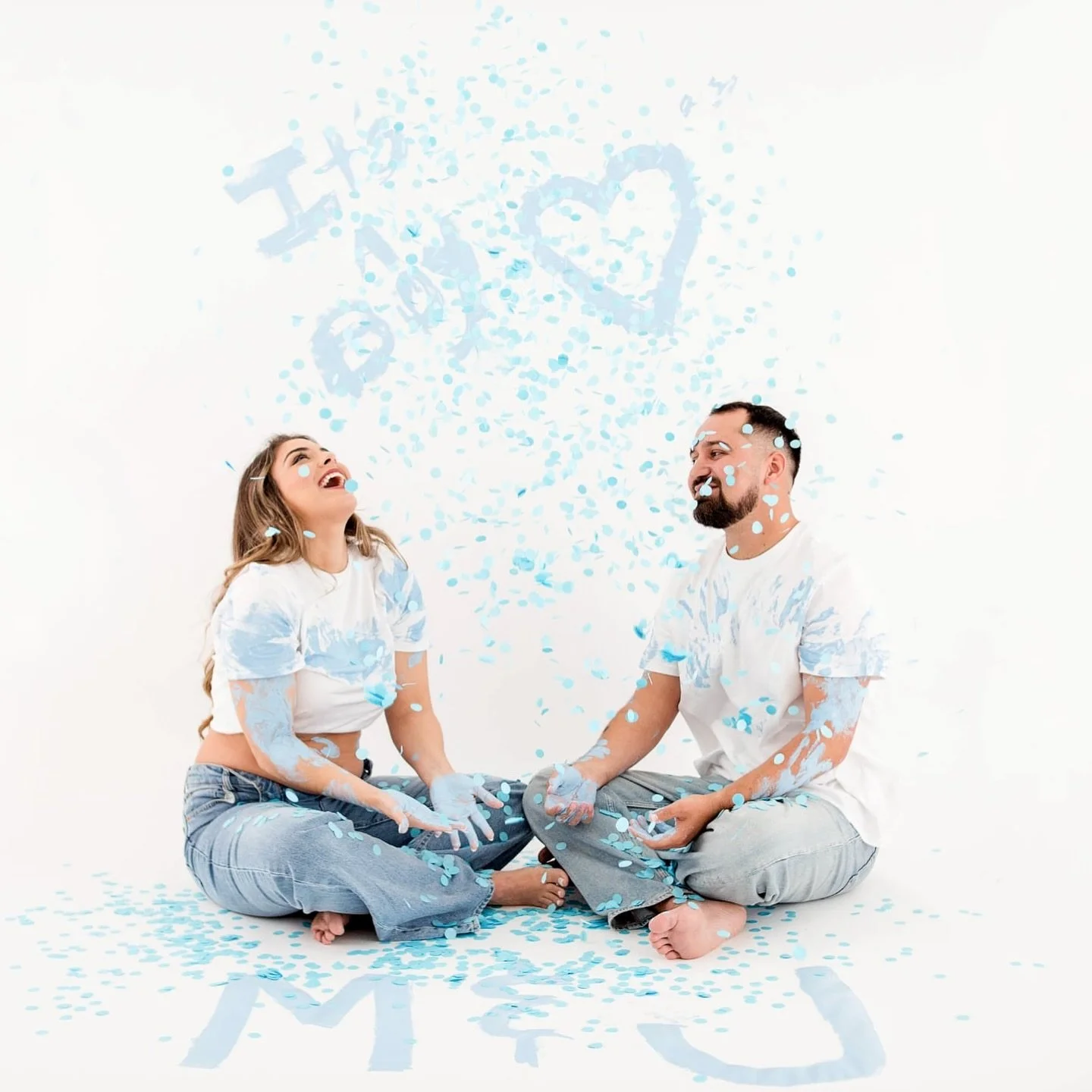 Last fall I met this sweet couple for their gender reveal and had so much fun working with them to bring their vision for their session to life. And this week, I finally got to meet (and photograph) their miracle baby! 
When families chose me to docu