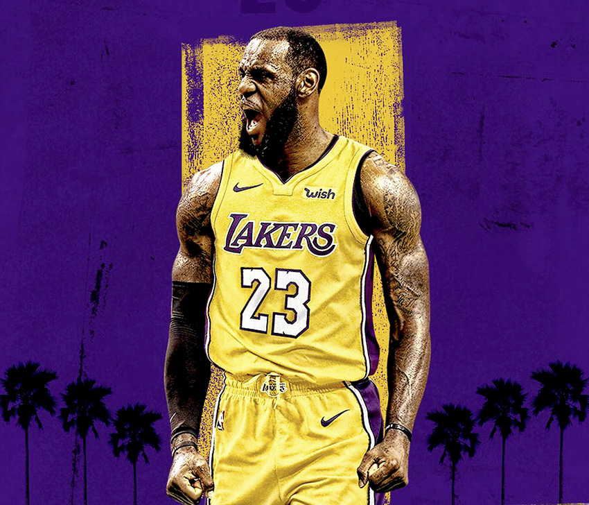 LeBron James is a Laker