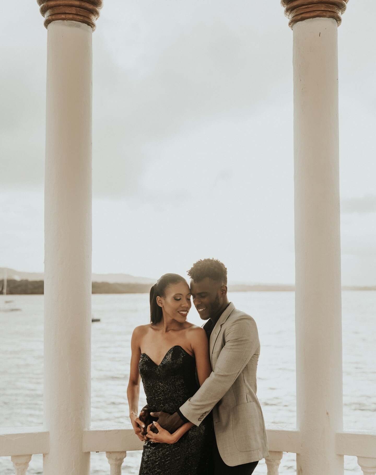 Salvador &amp; Windy at @piergiorgiohotel 

#sosua #puertoplata #dominicanrepublic #noviasrd #bodasrd #anniversary #wedding #blackdress #engagementsession