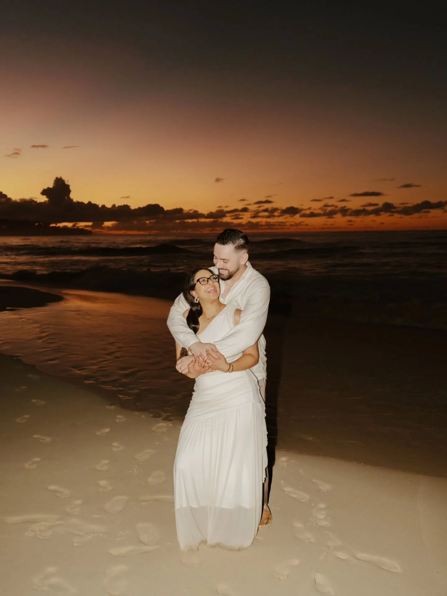 A fire-colored sunset, bare feet in the water, and the crashing waves of Playa Grande in Cabrera. I would live this day all over again in our Cibao. Here are a few of my favorites with Kamil &amp; Harrison.

#playagrande #mariatrinidadsanchez #cabrer