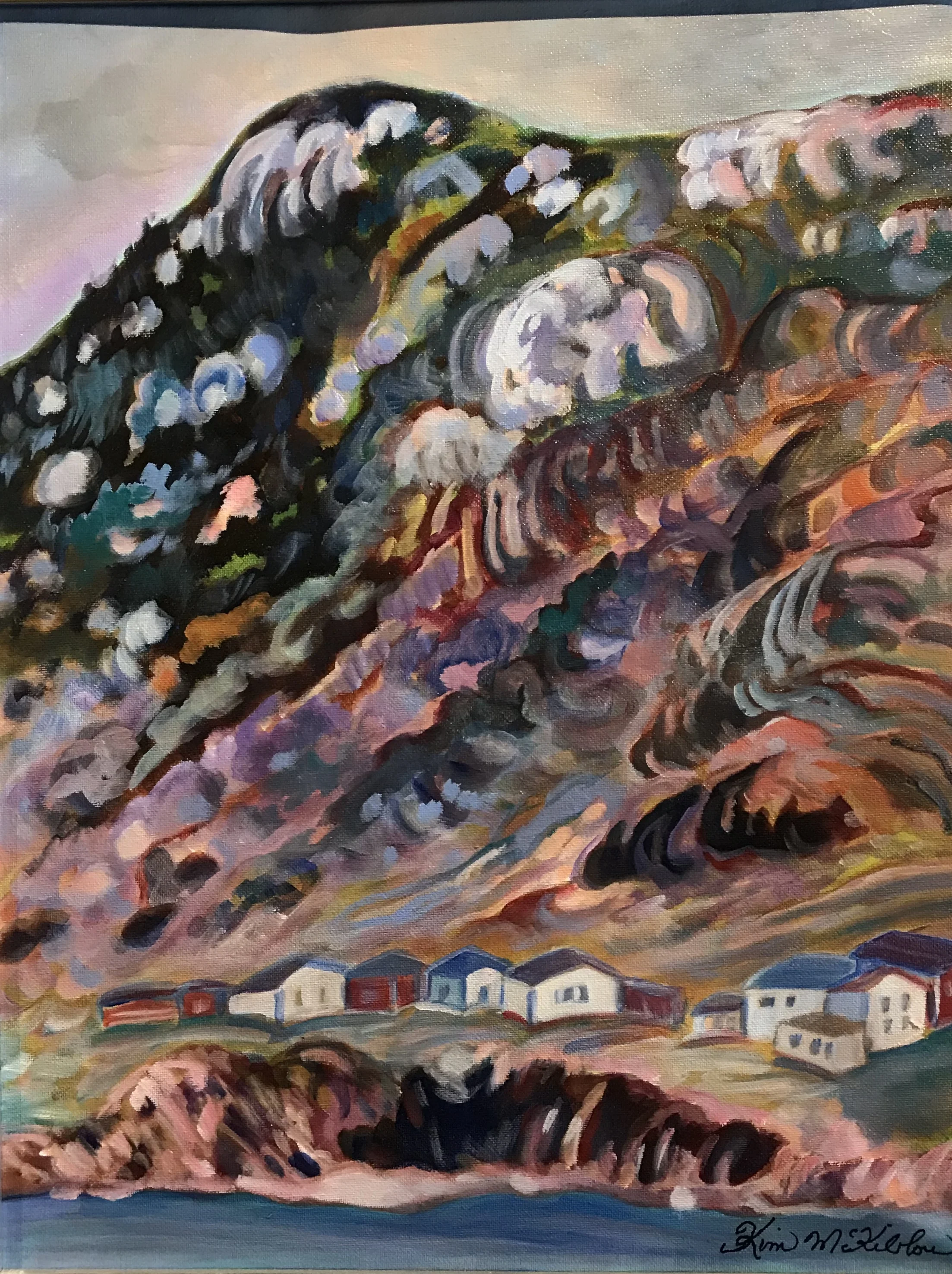 Loving St. John's 1.8 x 1.5, acrylic on canvas, framed