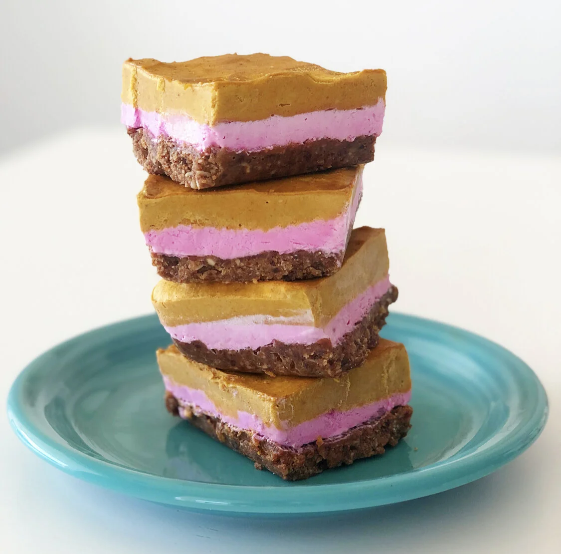 Pink Pumpkin Pie Bars