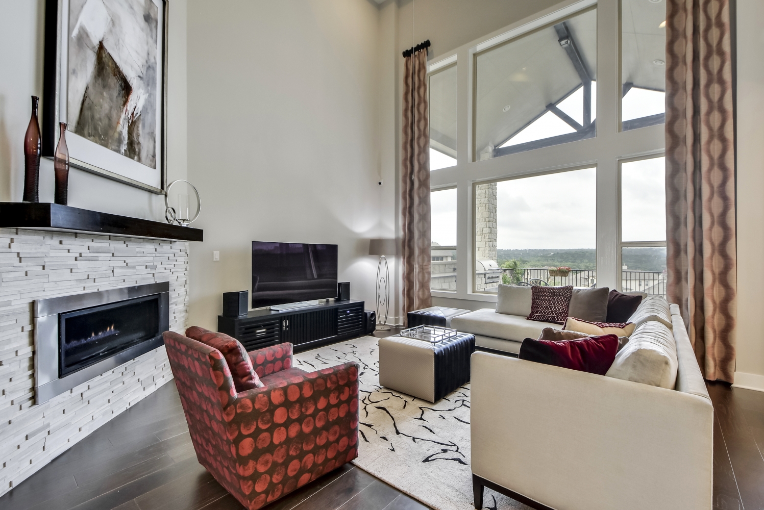 Living Room Interior Design Austin Texas