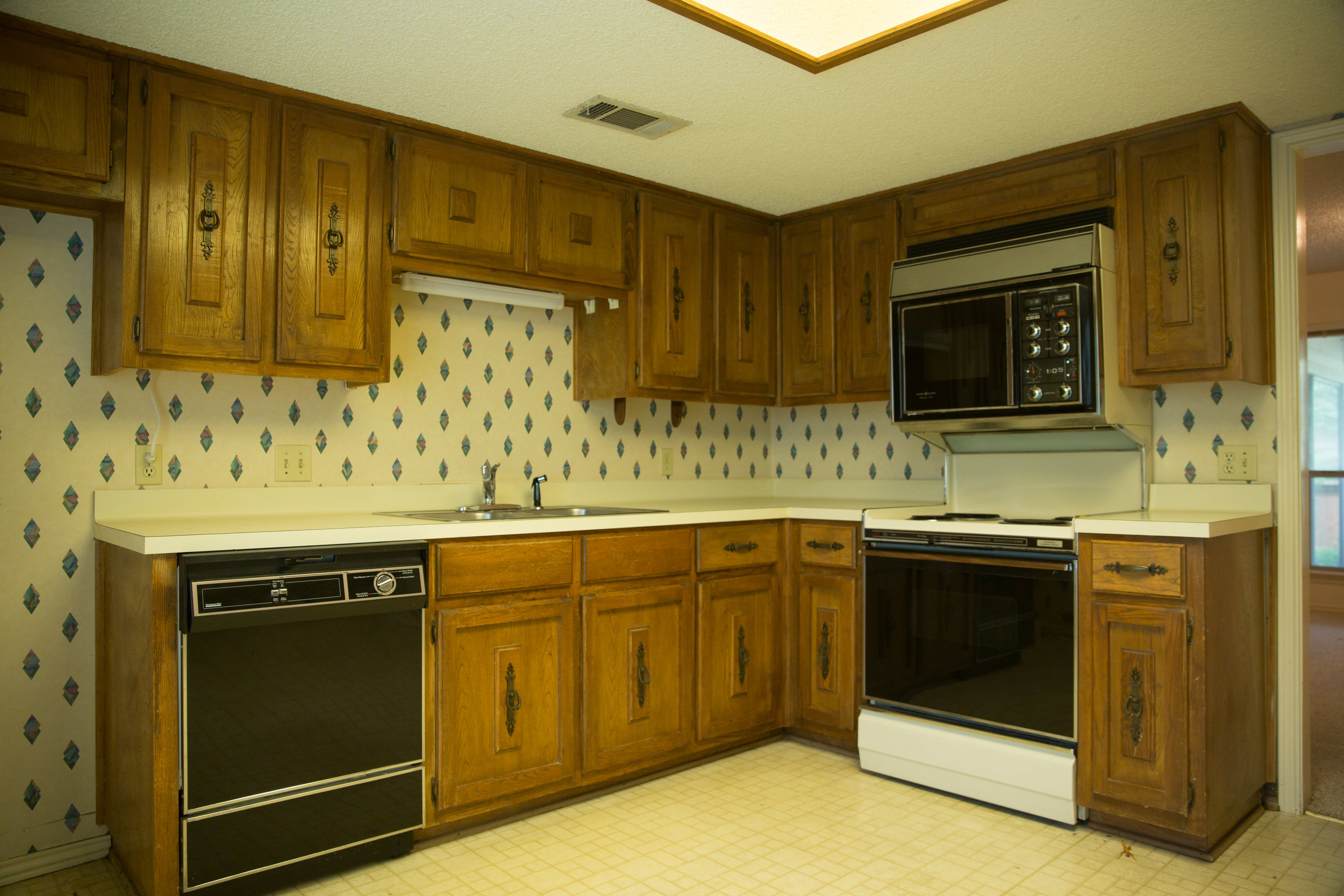 Dated Kitchen Remodel Before