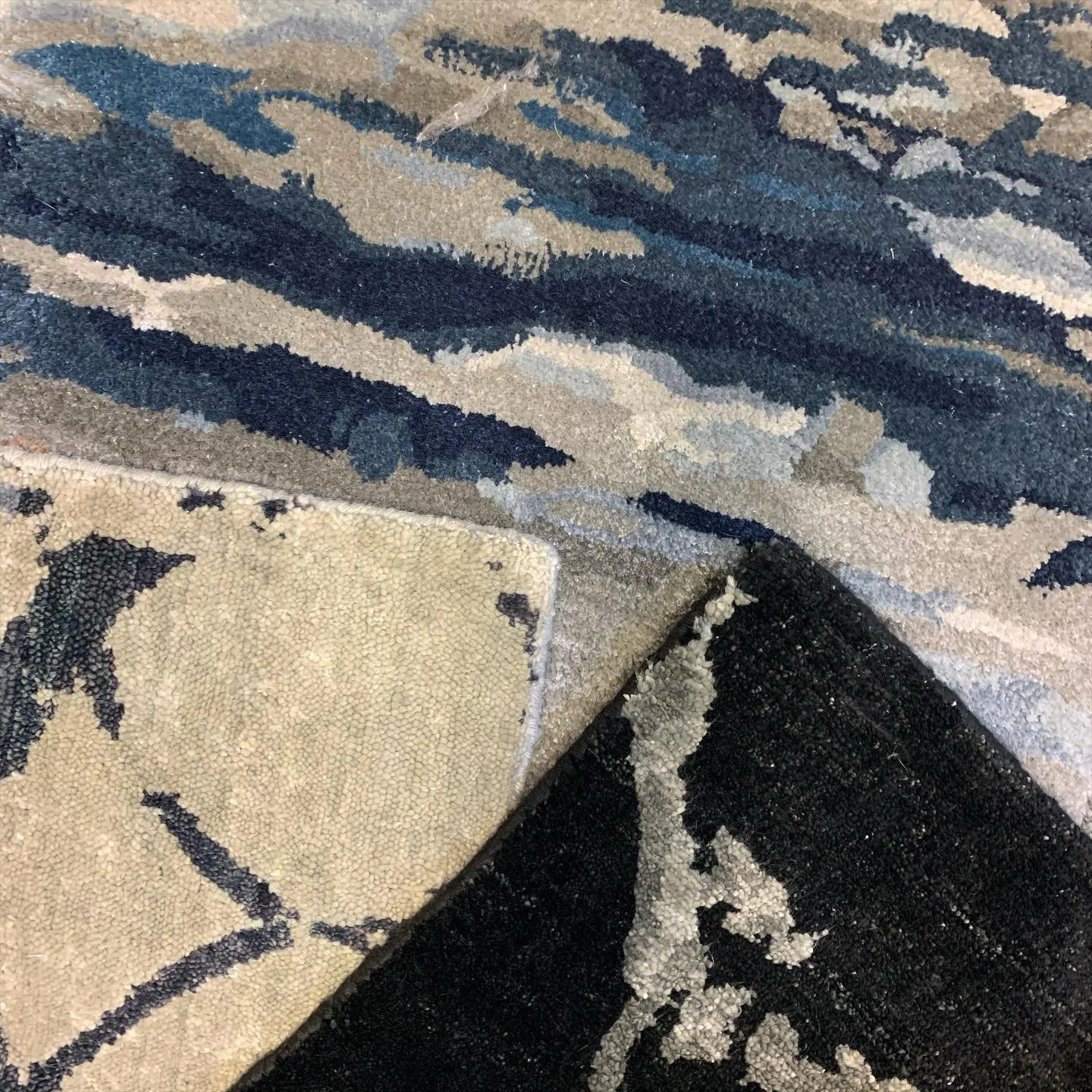 A spectacular design always begins with the perfect rug. 
.
.
.
.
.
These three rugs will be the foundation of a long distance design we are making for a project on the Florida coast. 
They evoke sky and sea and the ocean at night. 
#longdistancedesi