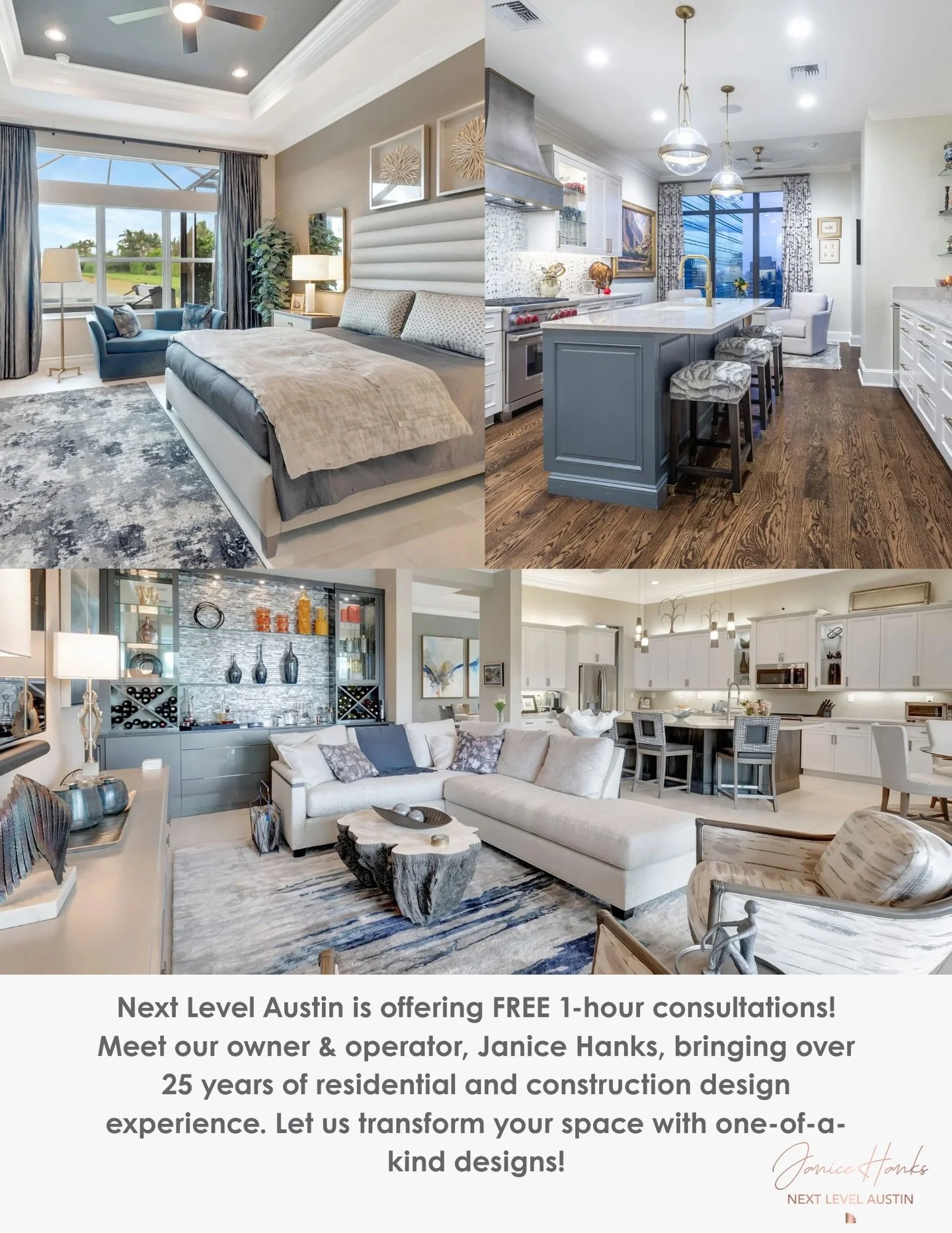 Schedule your free 1 hour consultation today! Email info@nextlevelaustin.com to book a time! ✨ 

#austindesign #interiordesignatx #nextlevelaustin