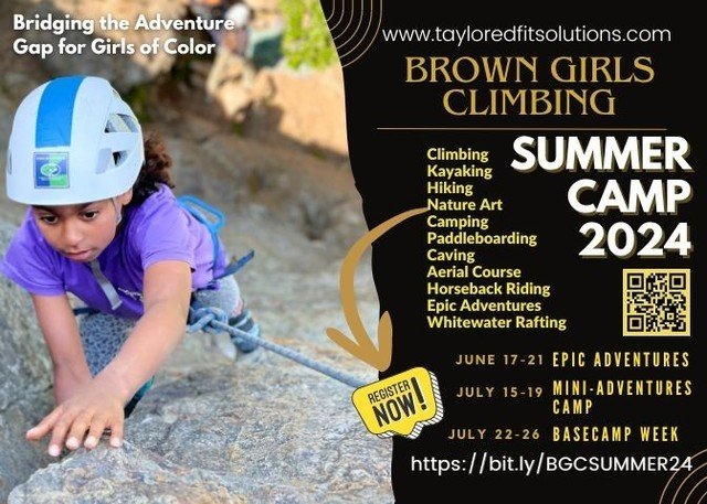 Brown Girls Climbing Camps has returned for the eighth consecutive summer of bridging access, adventure and exploration in rock climbing, horseback riding, hiking, nature immersion, kayaking, standup paddleboarding, caving, high aerial adventure cour