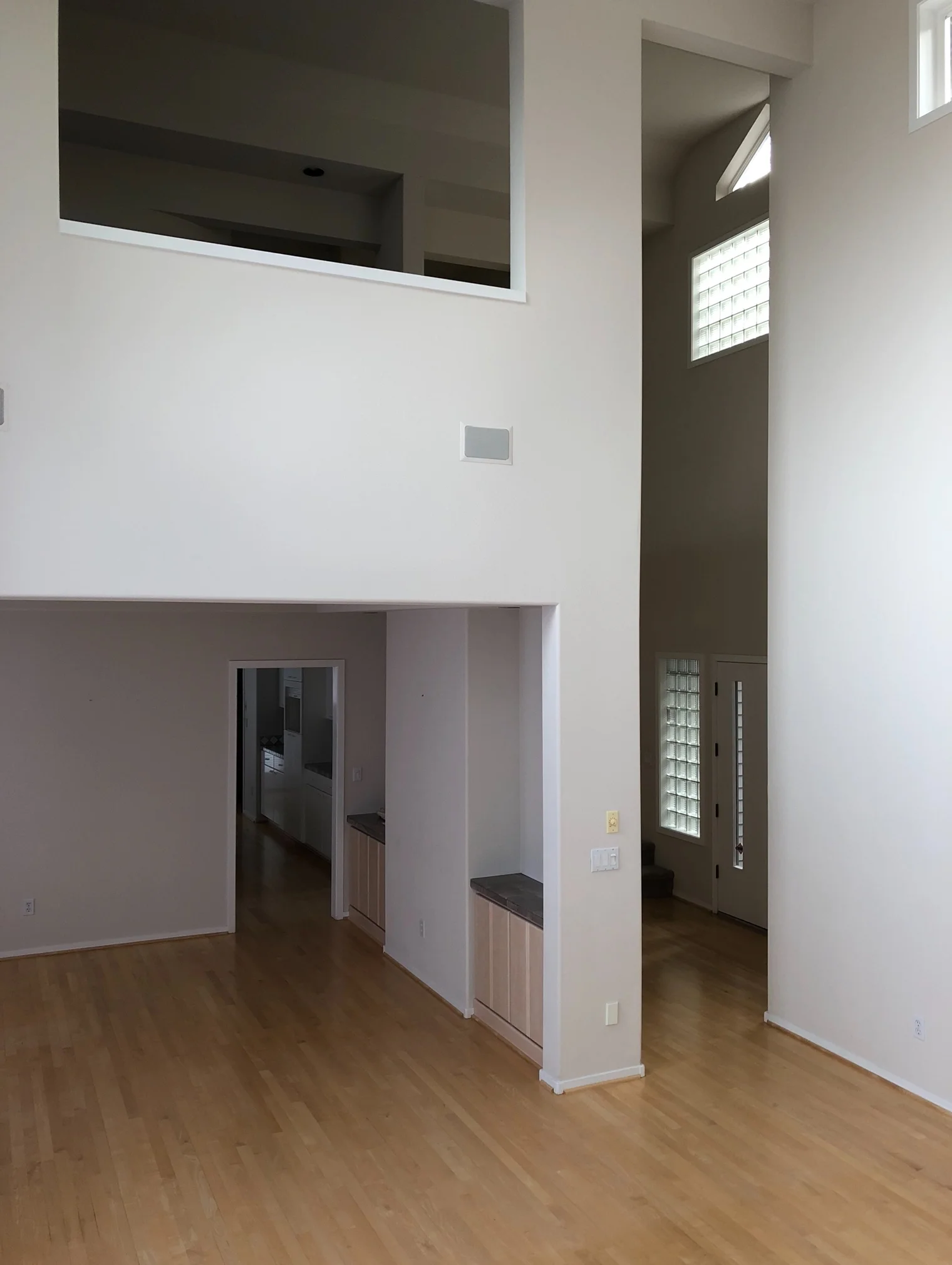 Entrance previously as viewed while standing in the living room