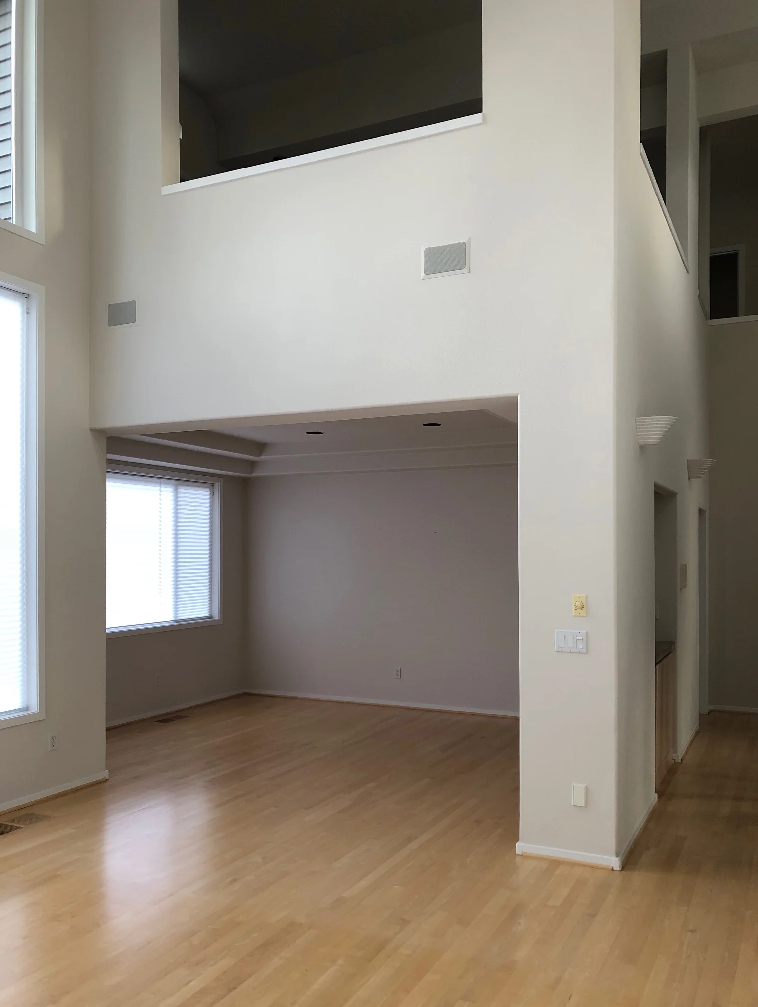 Entrance previously as viewed while standing in the living room