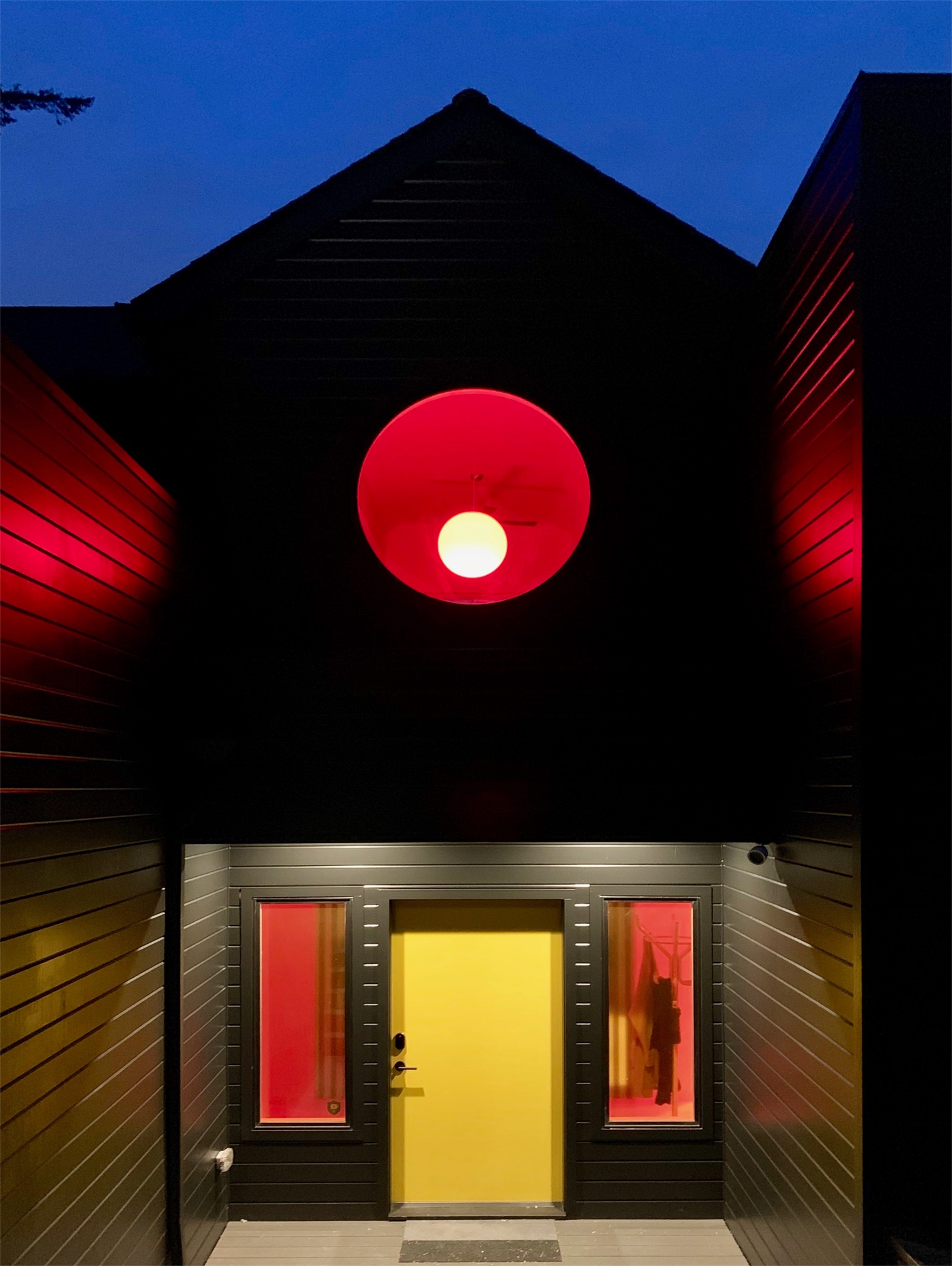 Nighttime at the house