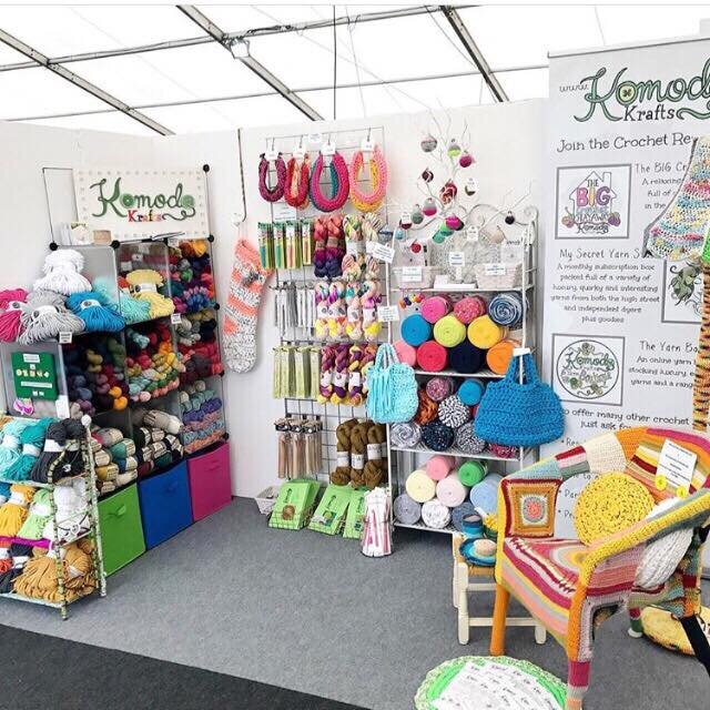 Louisa took her shop to trade fairs round the UK