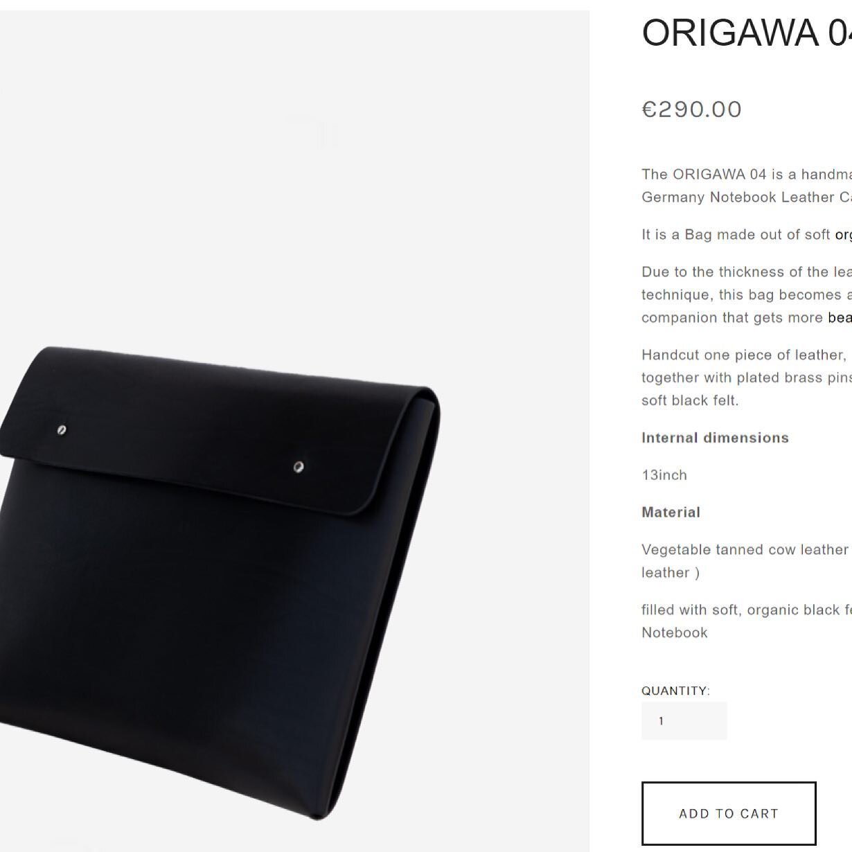 ORIGAWA 04, is a 100% handmade product. Want to learn more about the choice of materials? DM us and ask us anything!