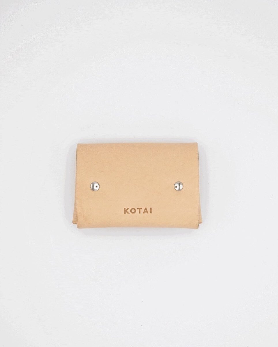 ORIGAWA N05 // natural untanned purse and cardholder