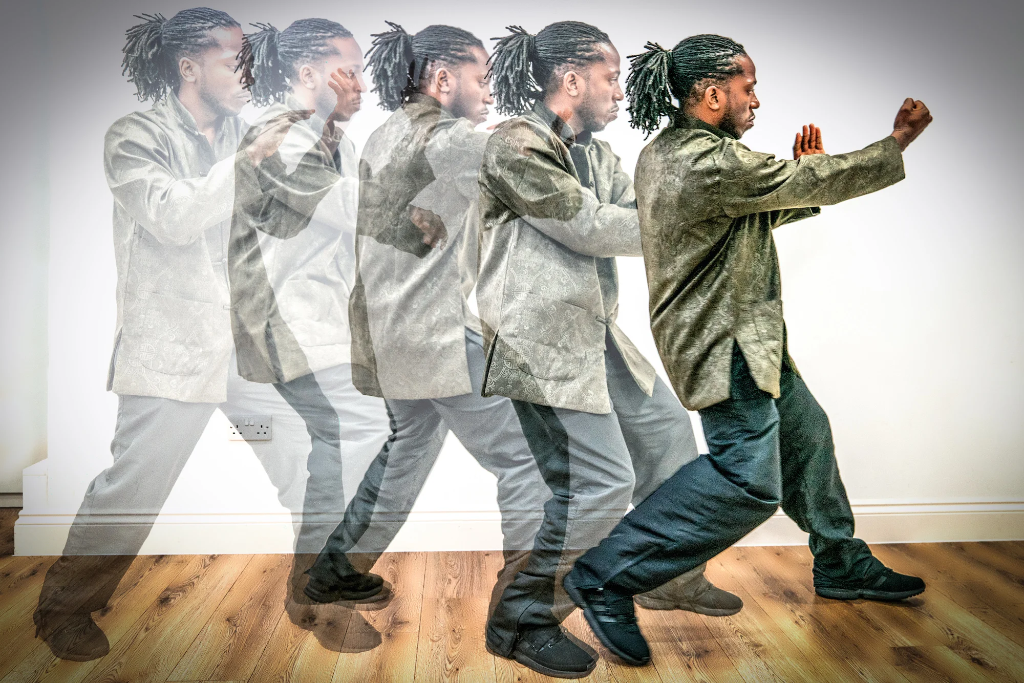 Multiple exposures for an "action" path