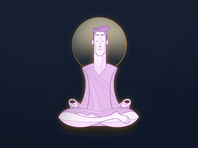 Nirvana Man Illustration
