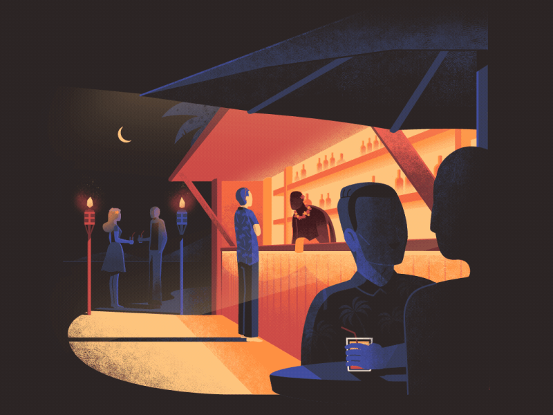 Cocktail Mai Tai Animation 01