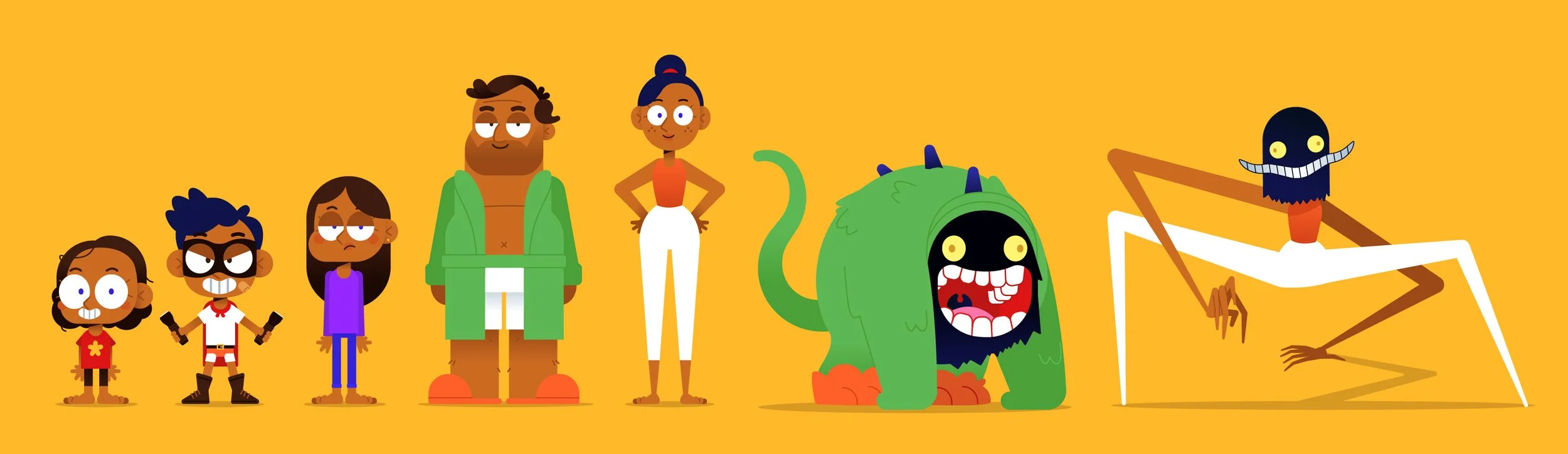 2d family final animation concept lineup