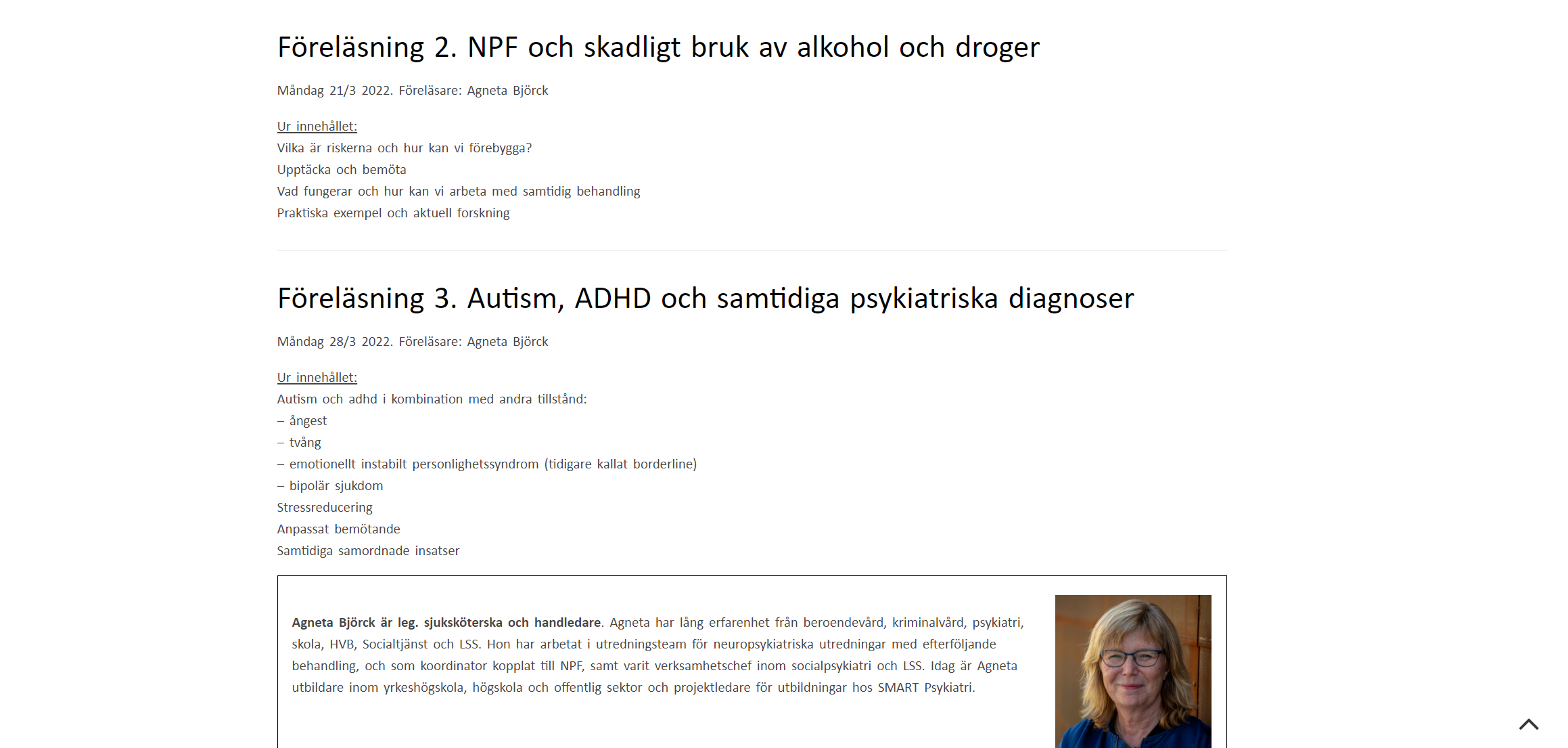 Pedagogiskt perspektiv föreläsningsserie mars 2022