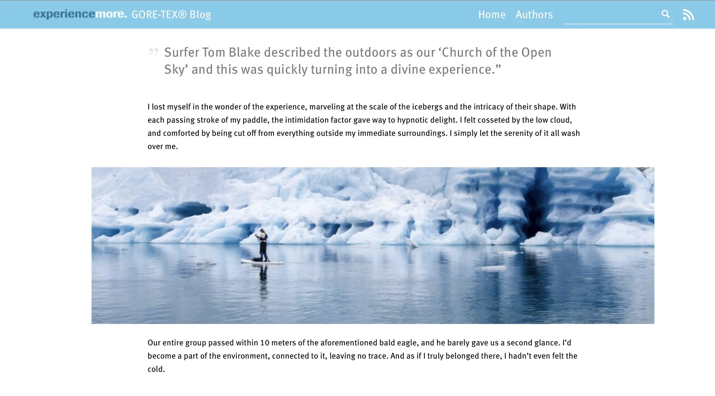 Read the whole story at Gore-Tex Experience More