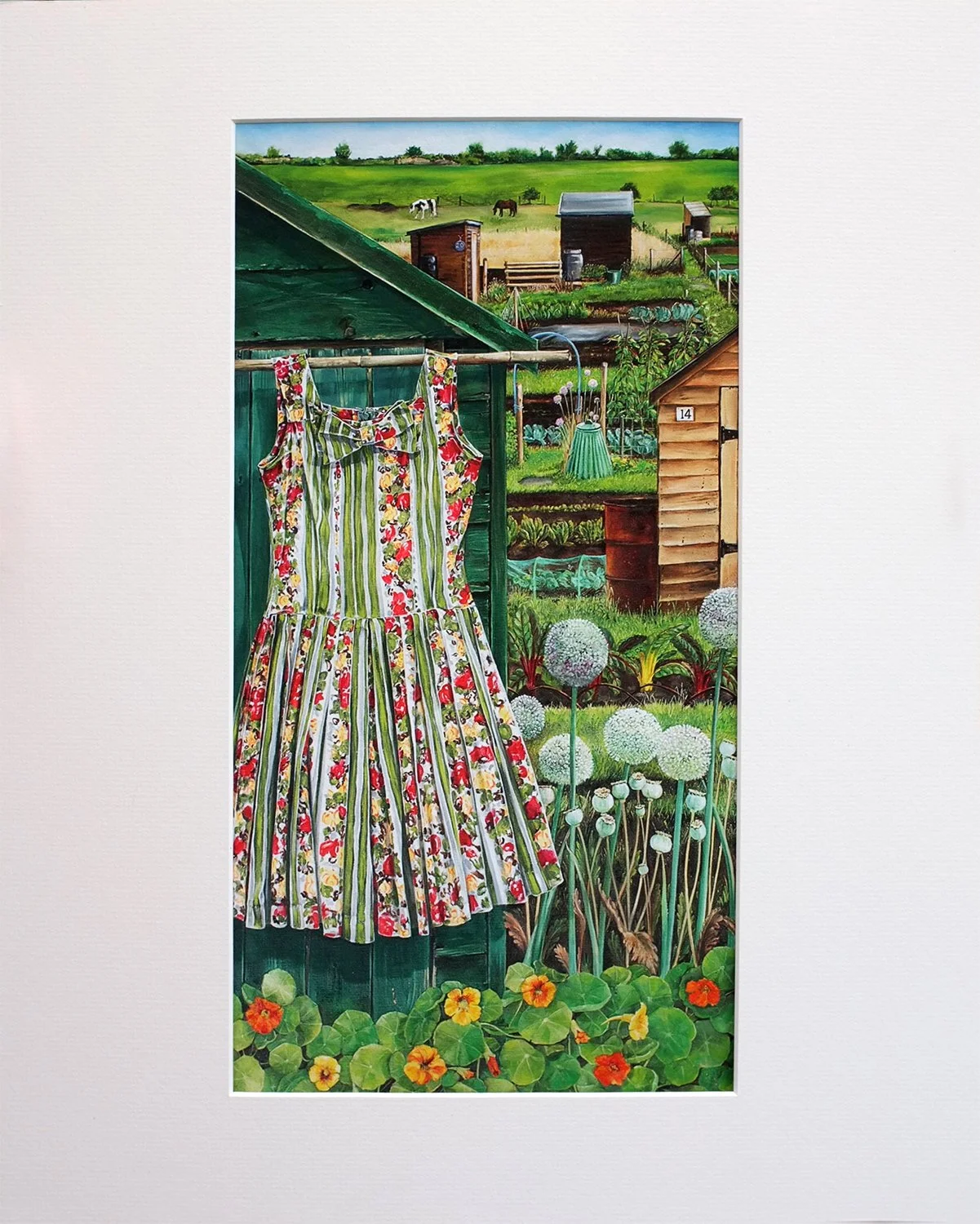 The Gardener's favourite dress, print