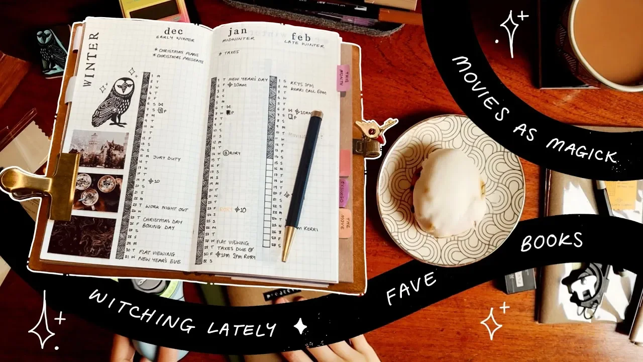 quarterly plan with me 🌨️ winter | designing a three month calendar