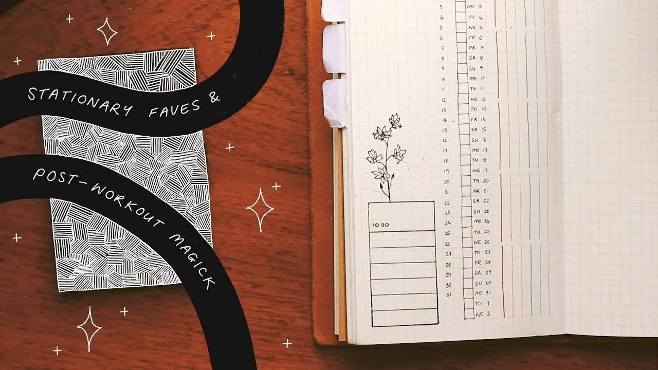 monthly plan with me 🌦 late summer