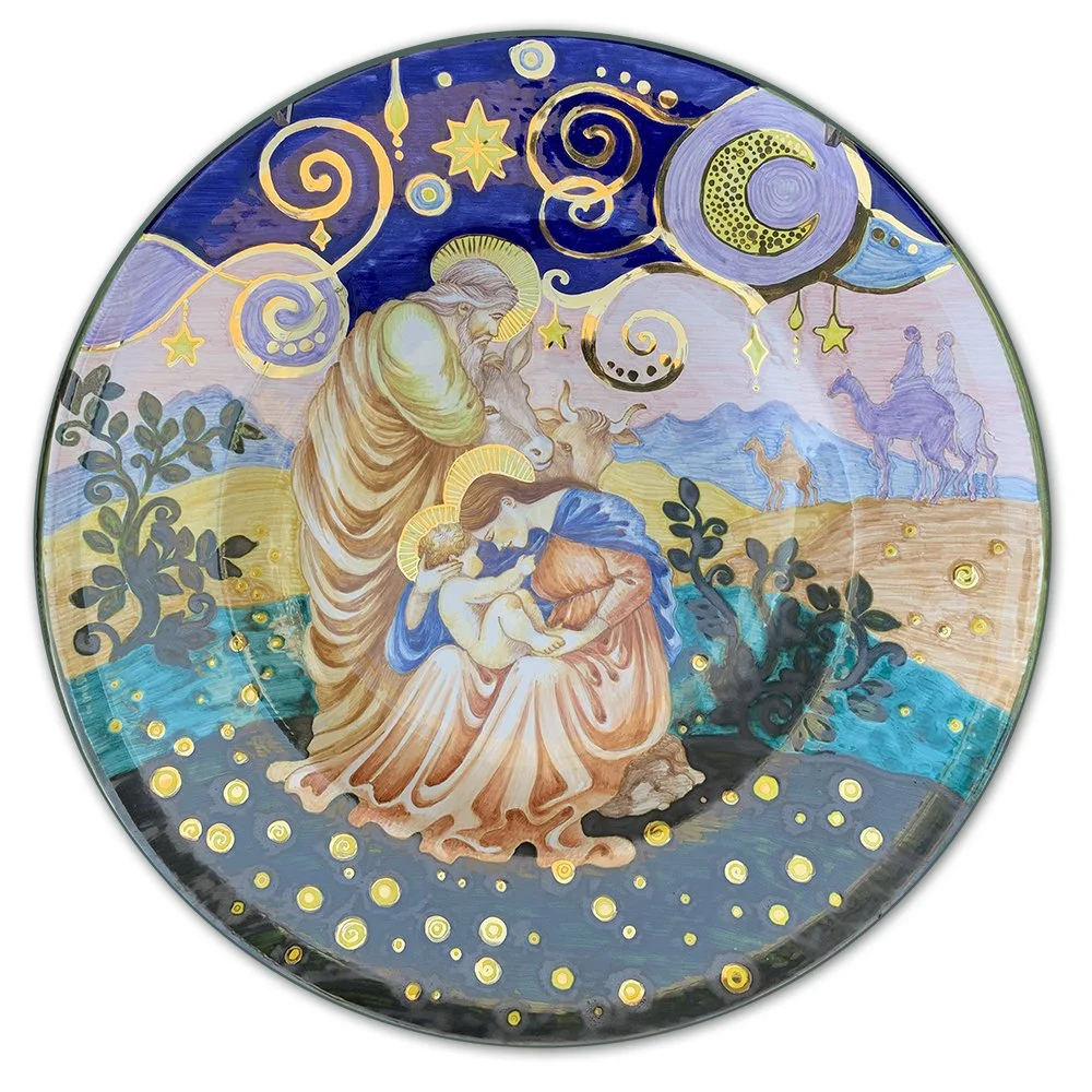 “Natività – Nativity” 2024 (Piatto medio – Medium Plate)